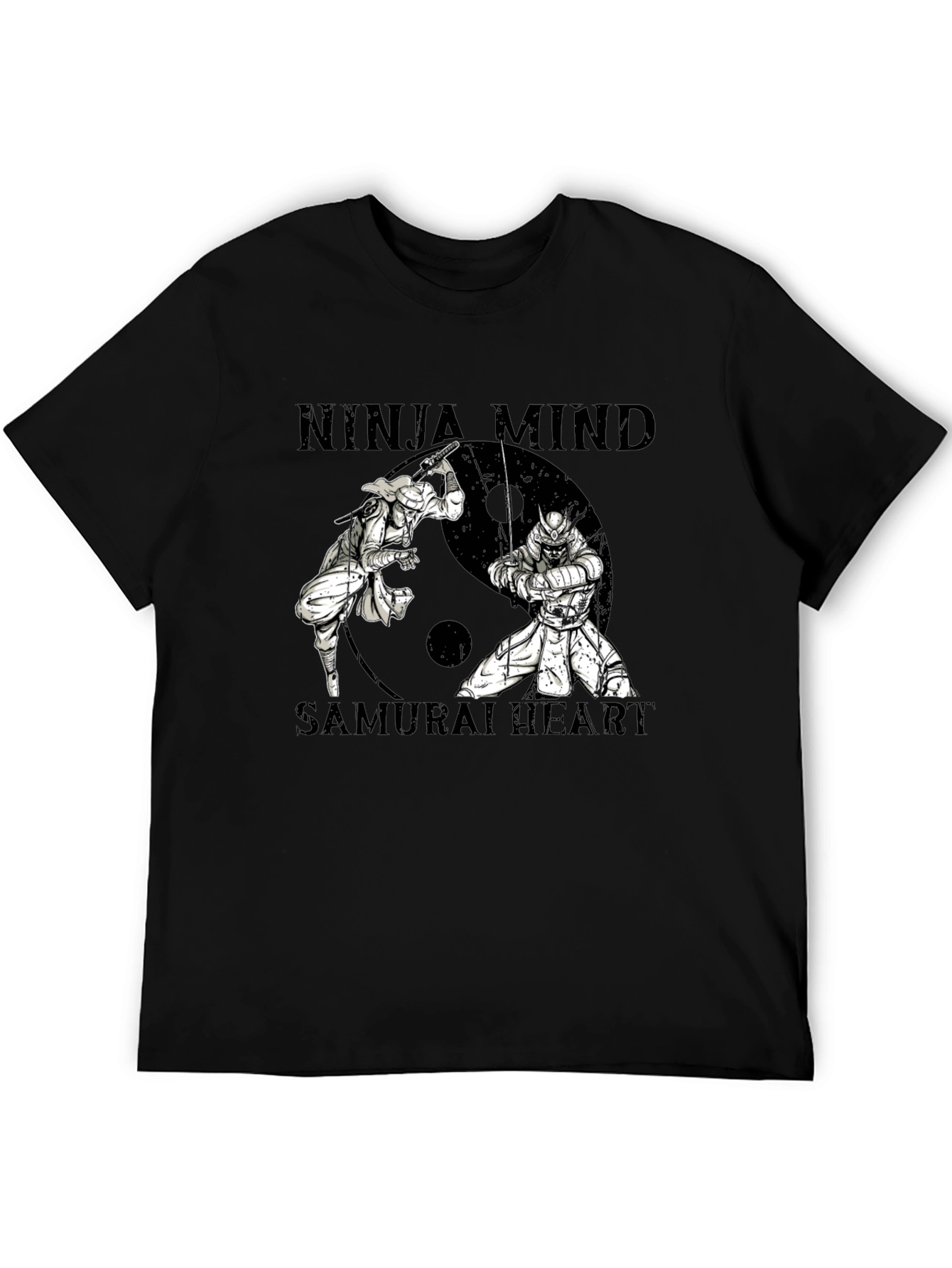Ninja Mind Samurai Heart Graphic T-Shirt