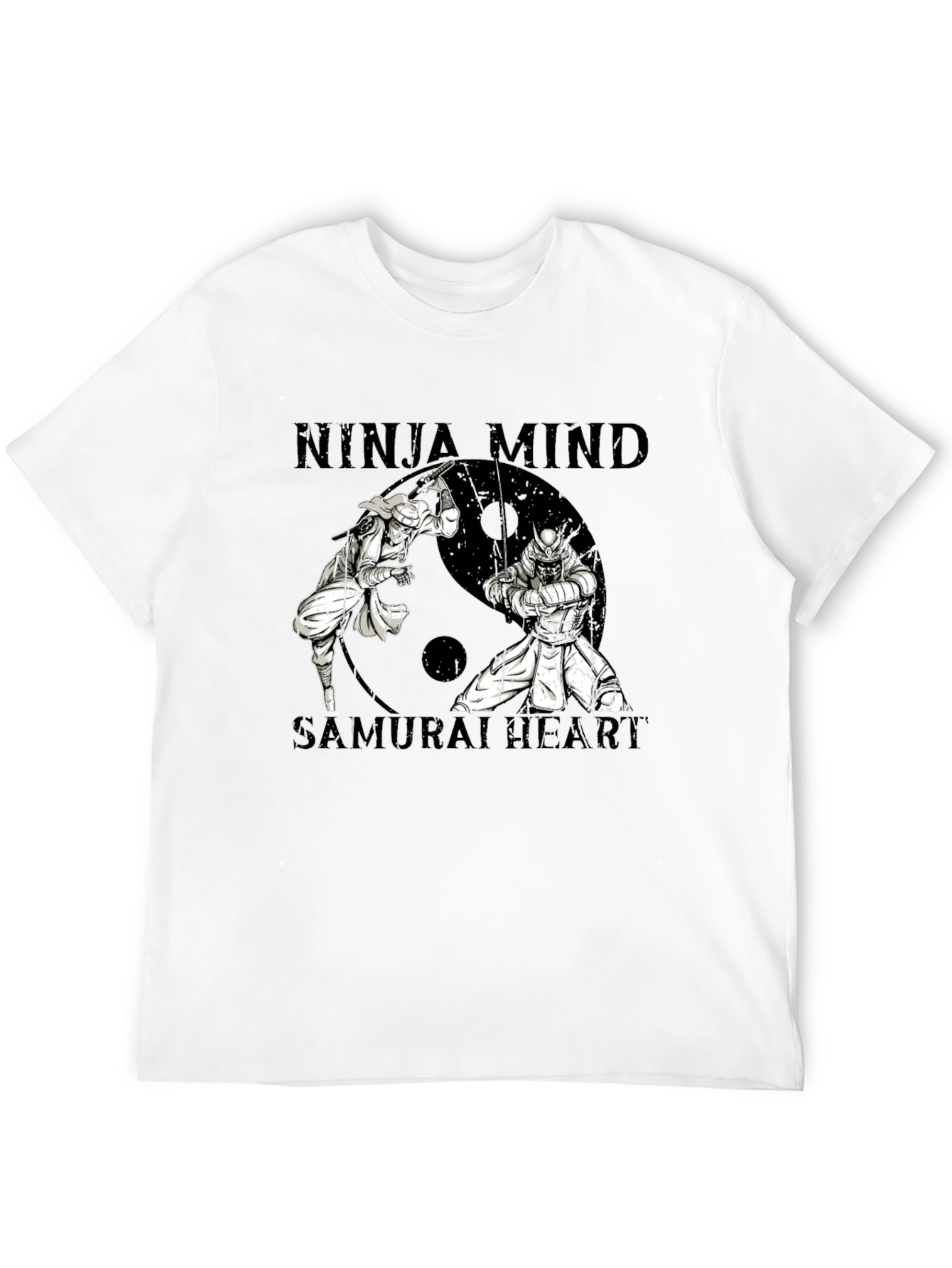 Ninja Mind Samurai Heart Graphic T-Shirt