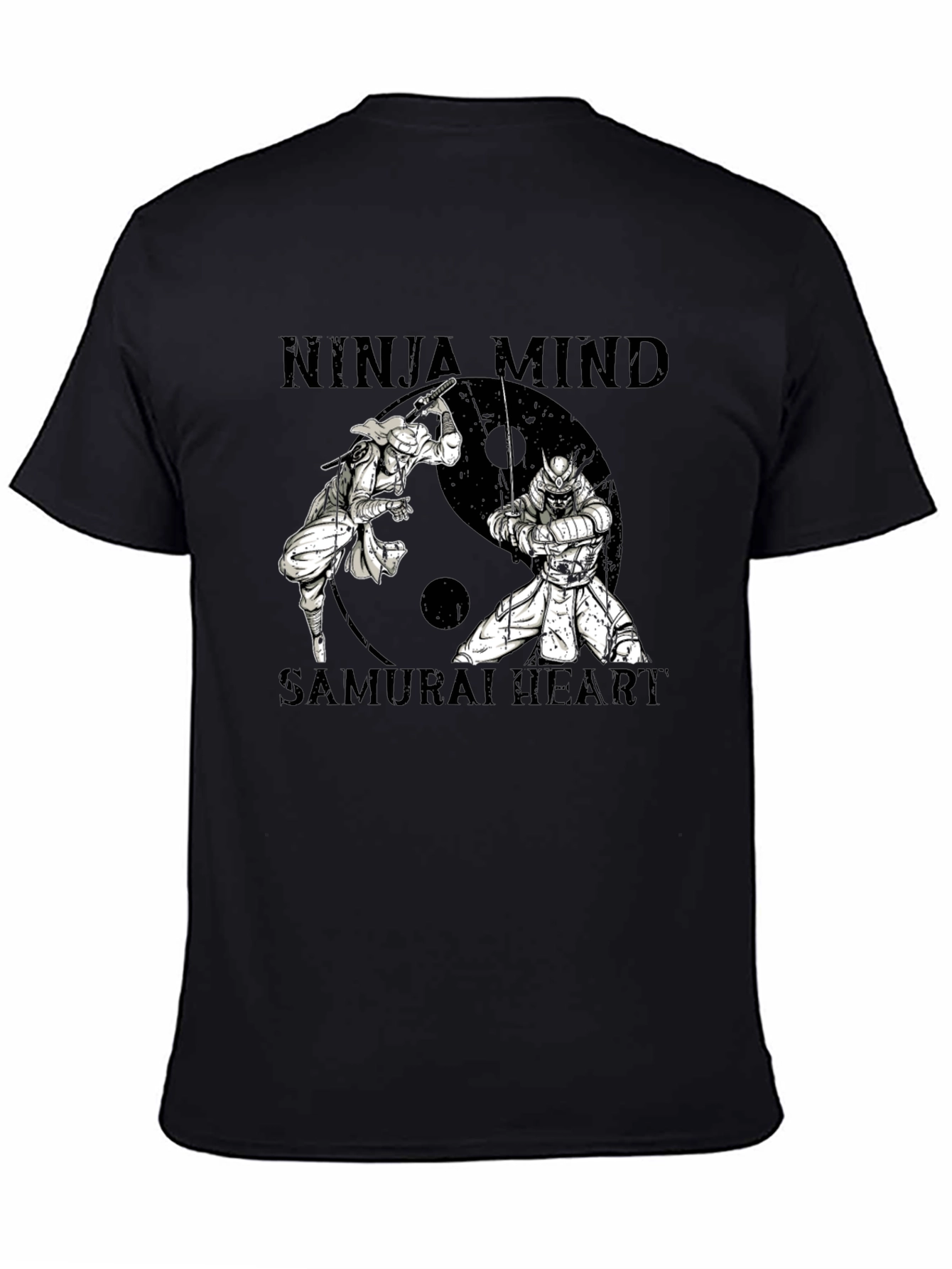 Ninja Mind Samurai Heart Graphic T-Shirt