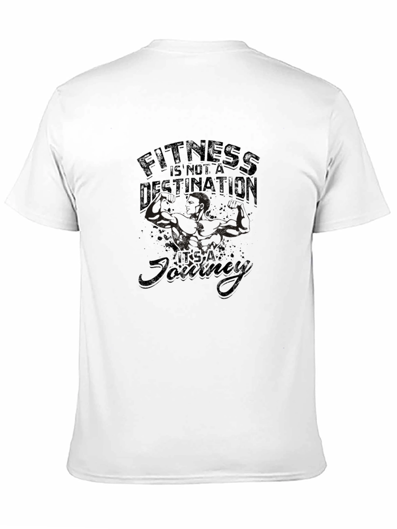 Fitness is a Journey Graphic T-Shirt