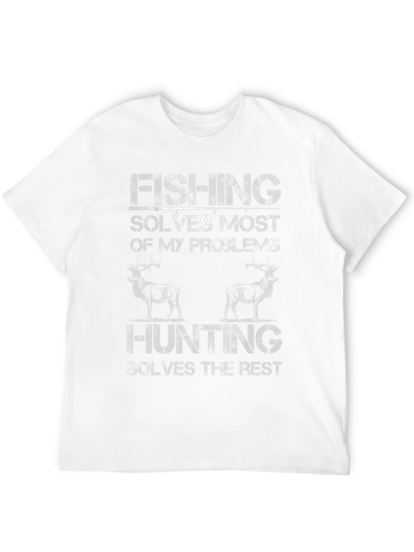 Fishing & Hunting Graphic T-Shirt