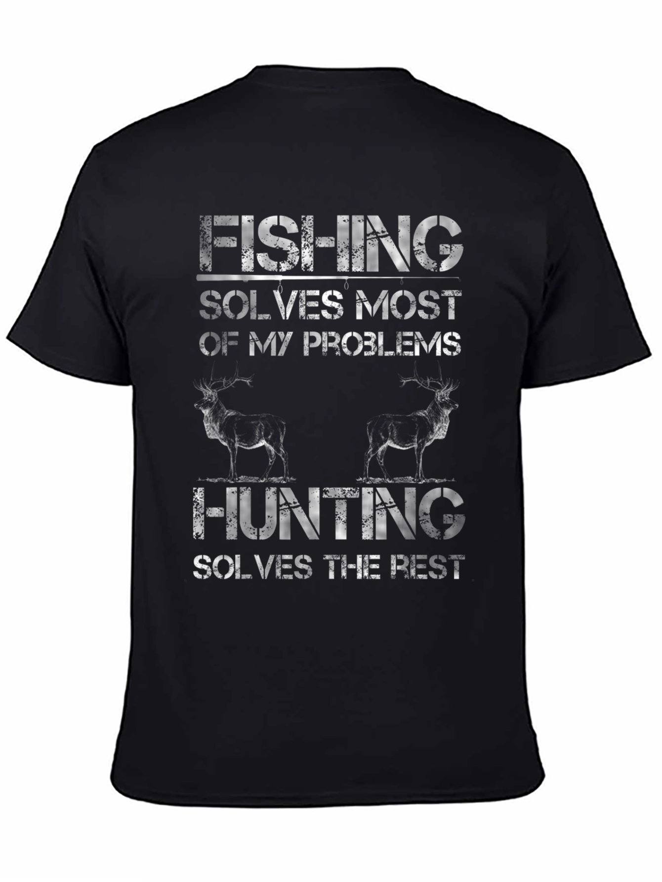 Fishing & Hunting Graphic T-Shirt