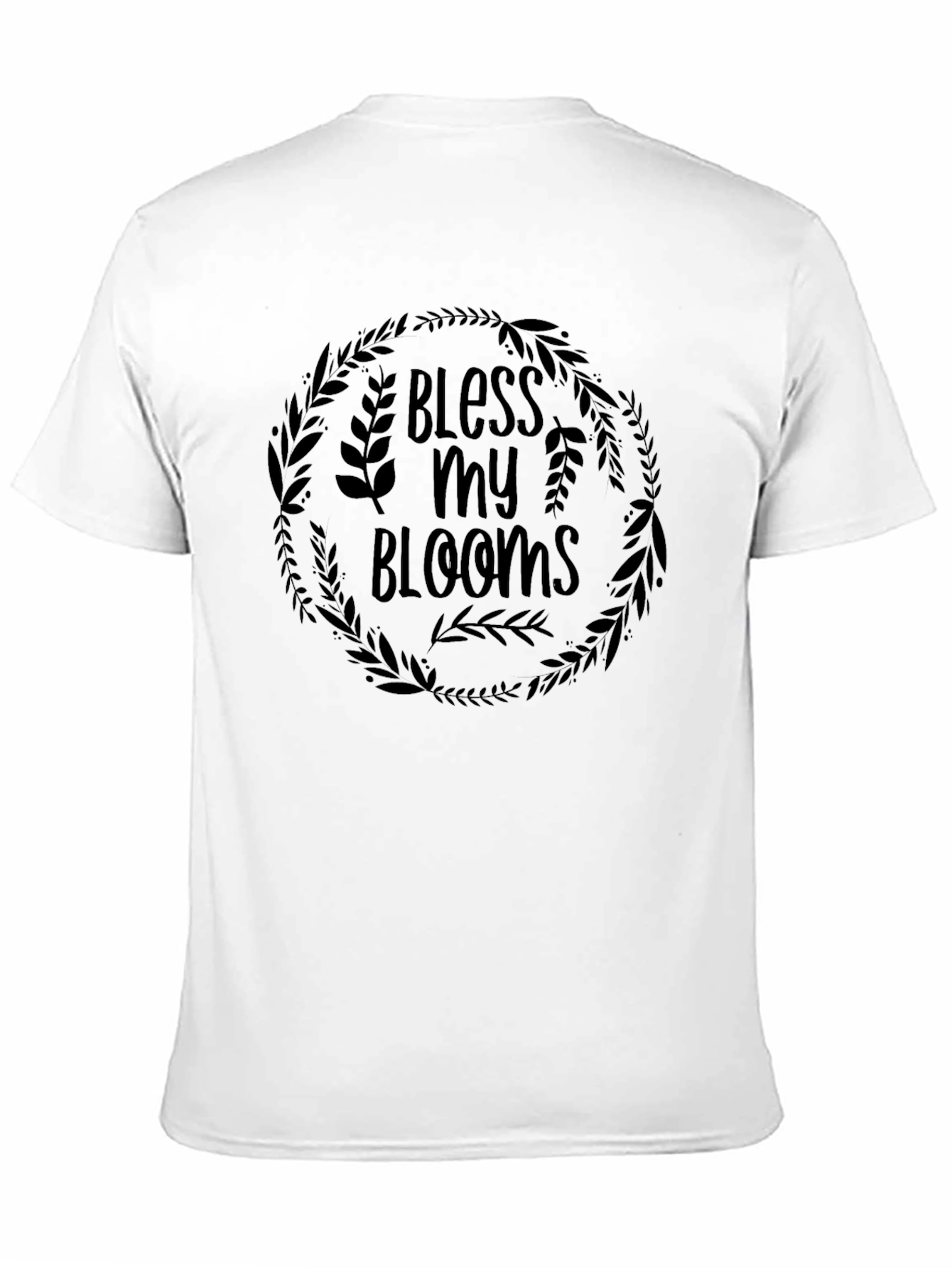 Bless My Blooms Graphic T-Shirt - Black