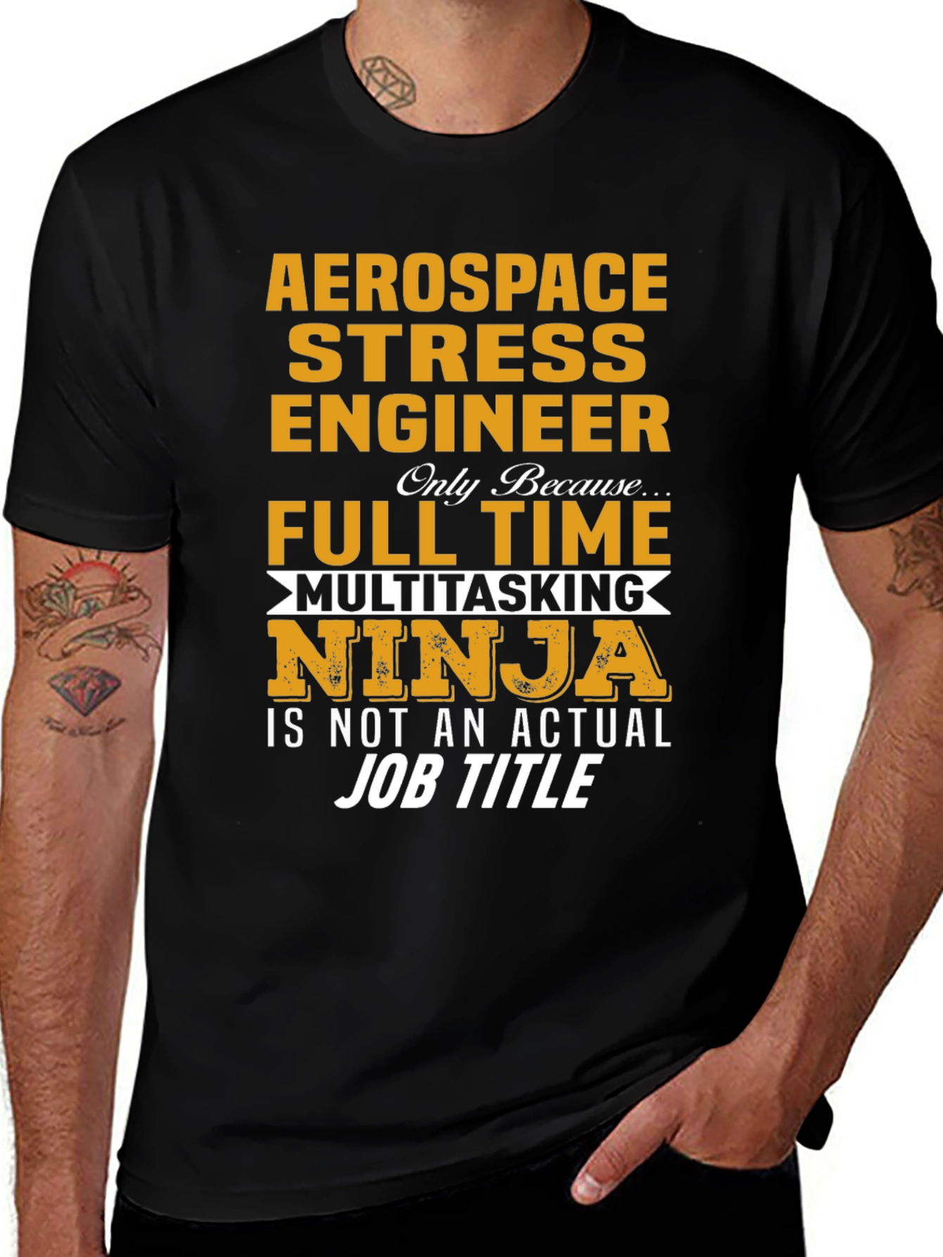 Aerospace Stress Engineer T-Shirt - Multitasking Ninja