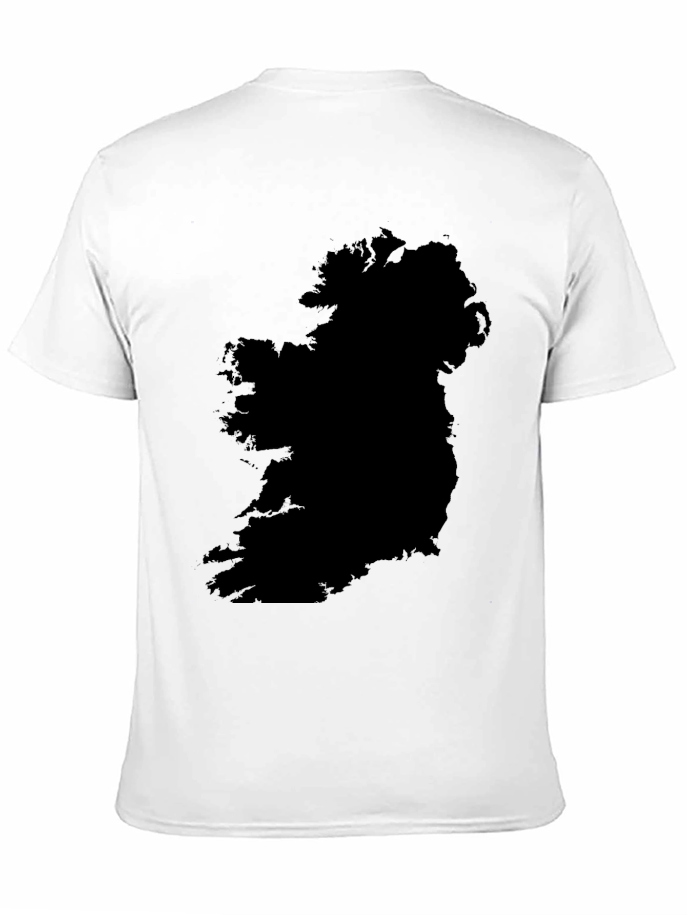 Ireland Map Graphic T-Shirt - Black