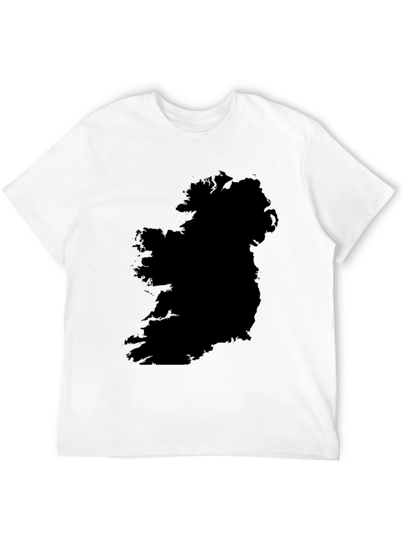 Ireland Map Graphic T-Shirt - Black