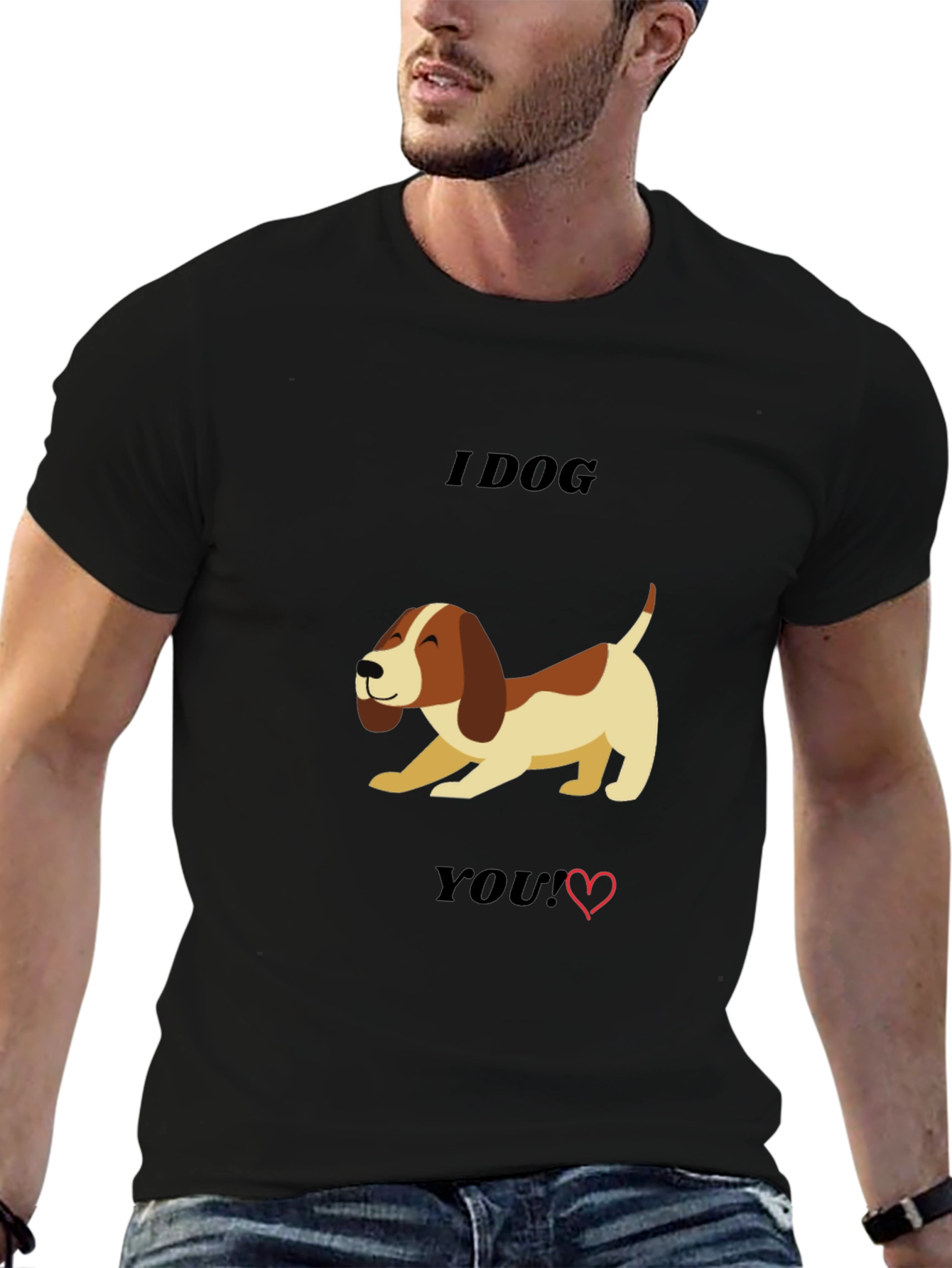 I Dog You T-Shirt - Cute Dog Lover Tee