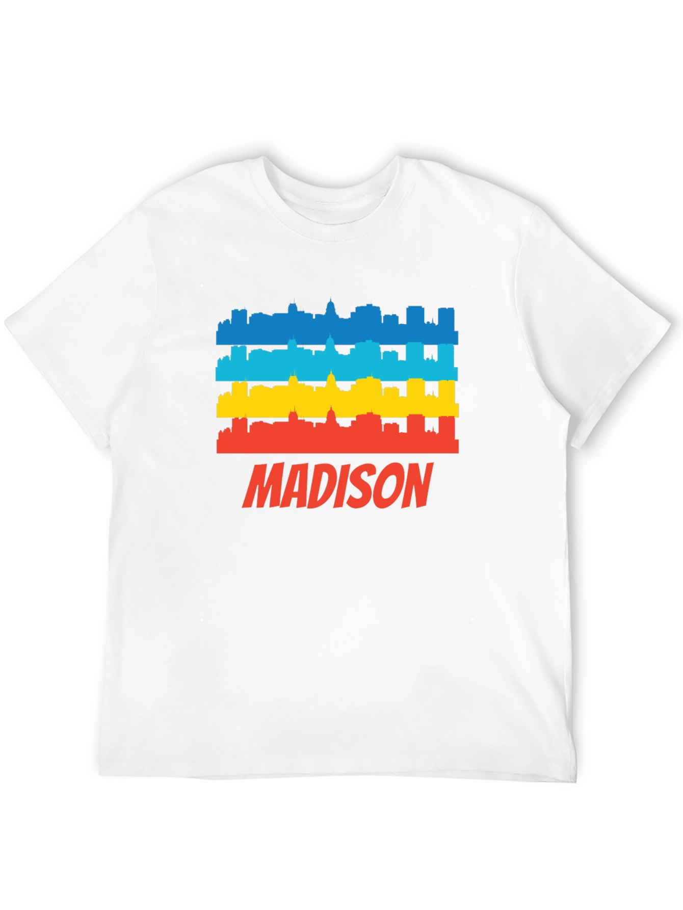 Madison Skyline Graphic Tee - Retro Style Shirt