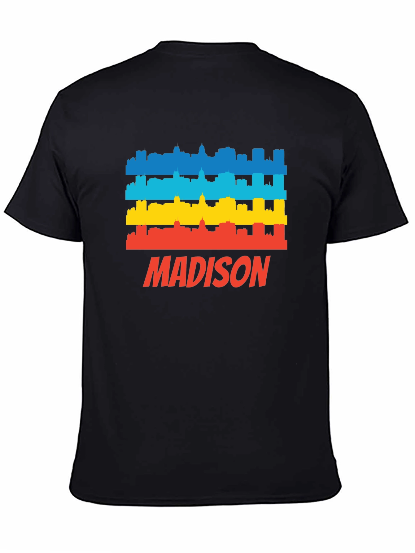 Madison Skyline Graphic Tee - Retro Style Shirt