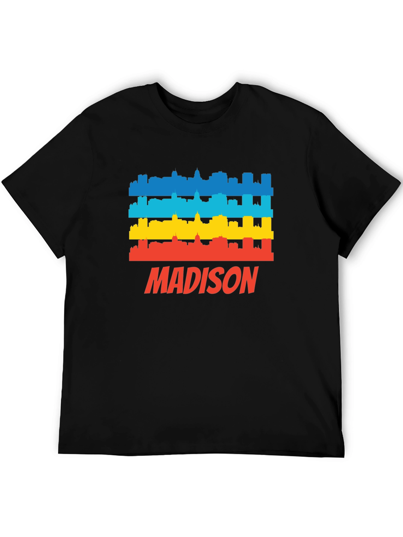 Madison Skyline Graphic Tee - Retro Style Shirt