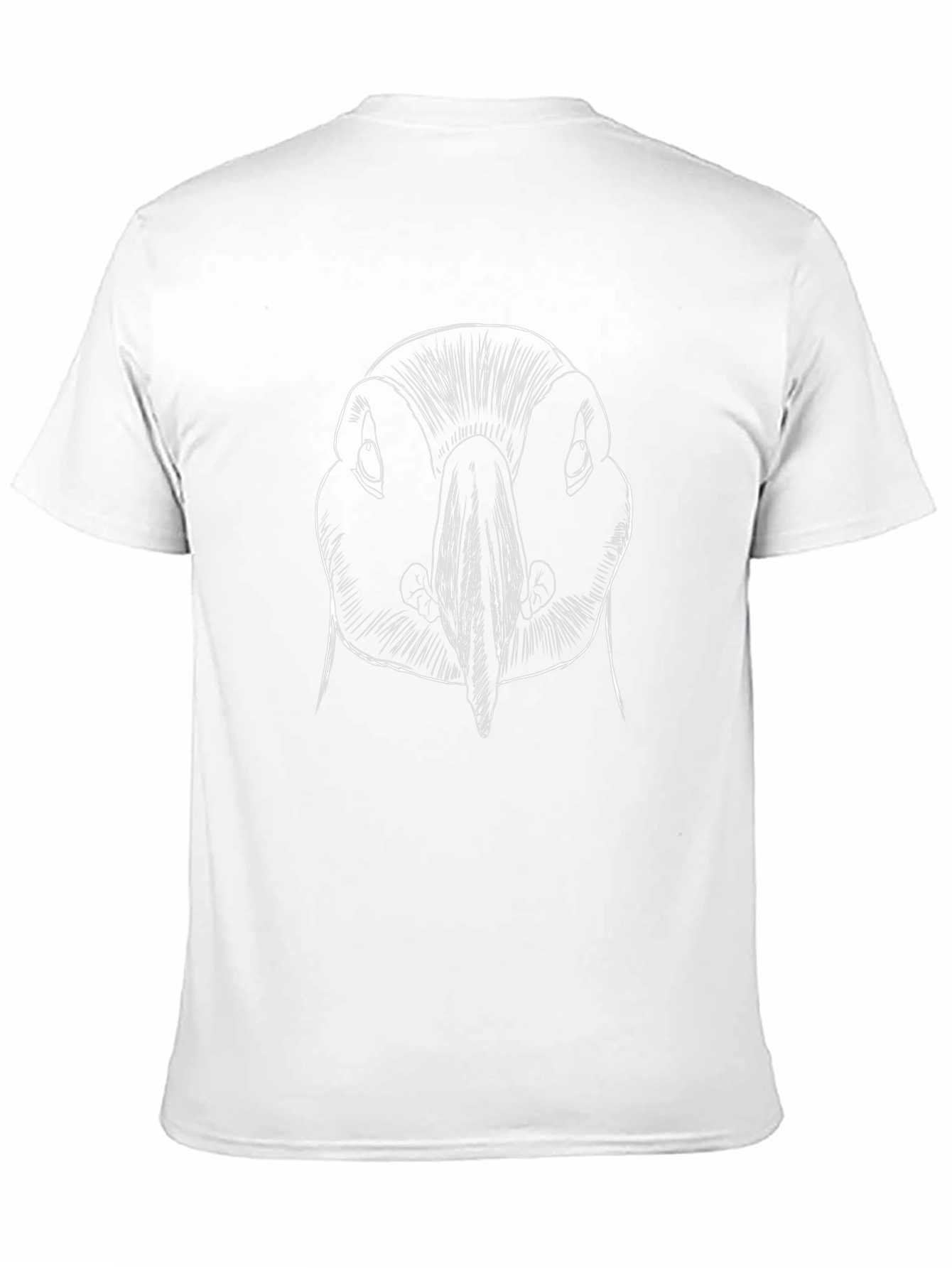 Puffin Sketch Graphic Black T-Shirt