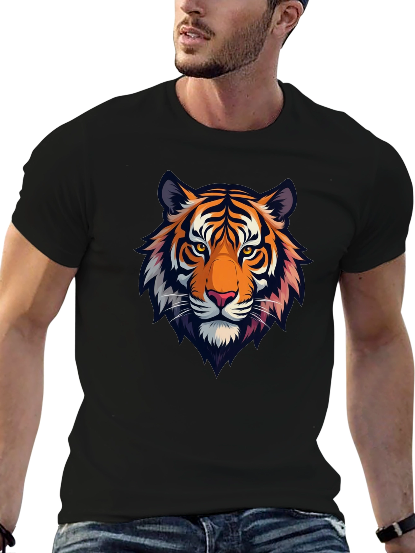 Tiger Graphic T-Shirt - Stylish Casual Wear