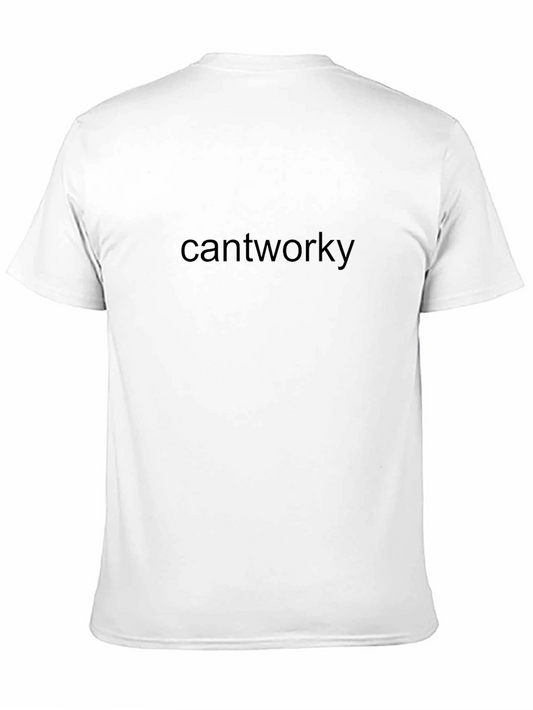 Cantworky Black Graphic Tee