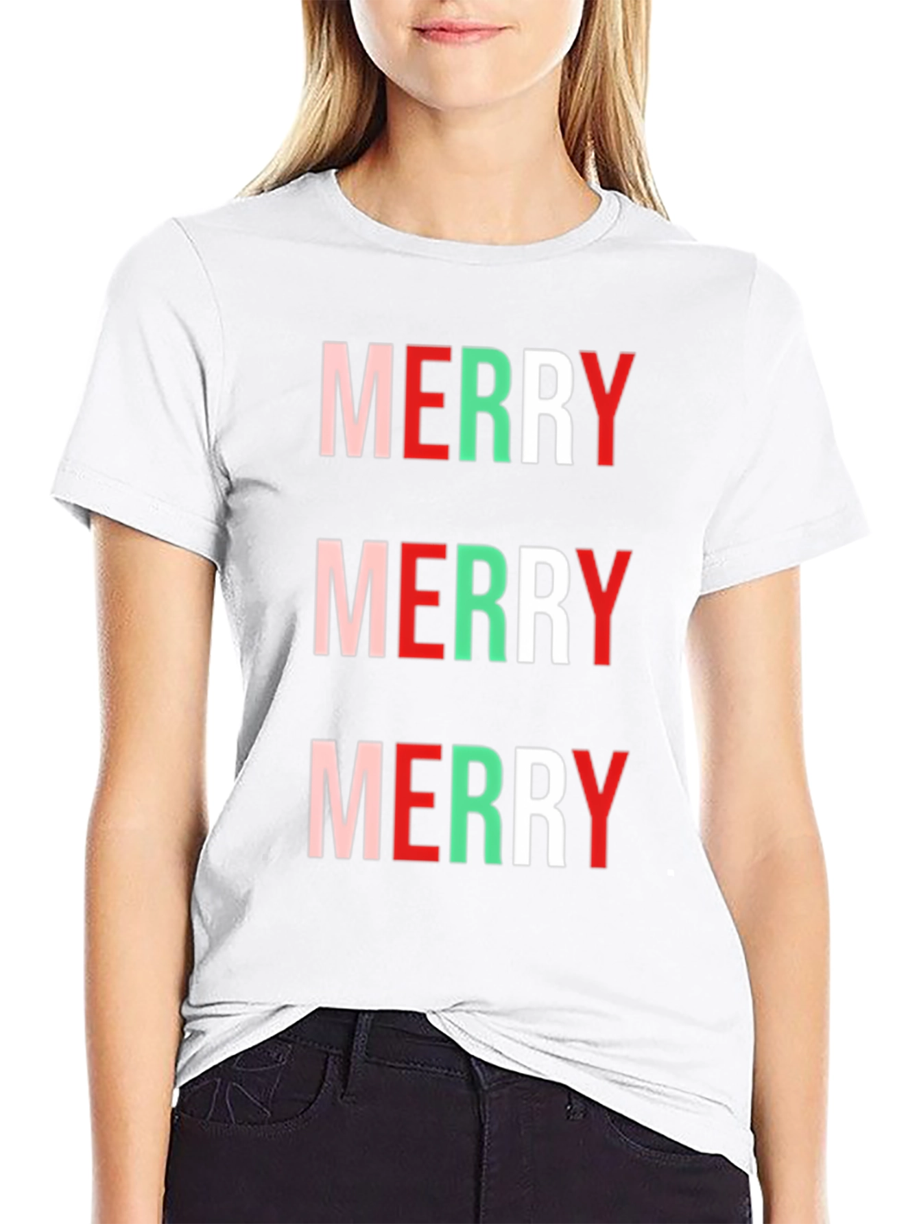 Merry Christmas T-Shirt Festive Holiday Tee
