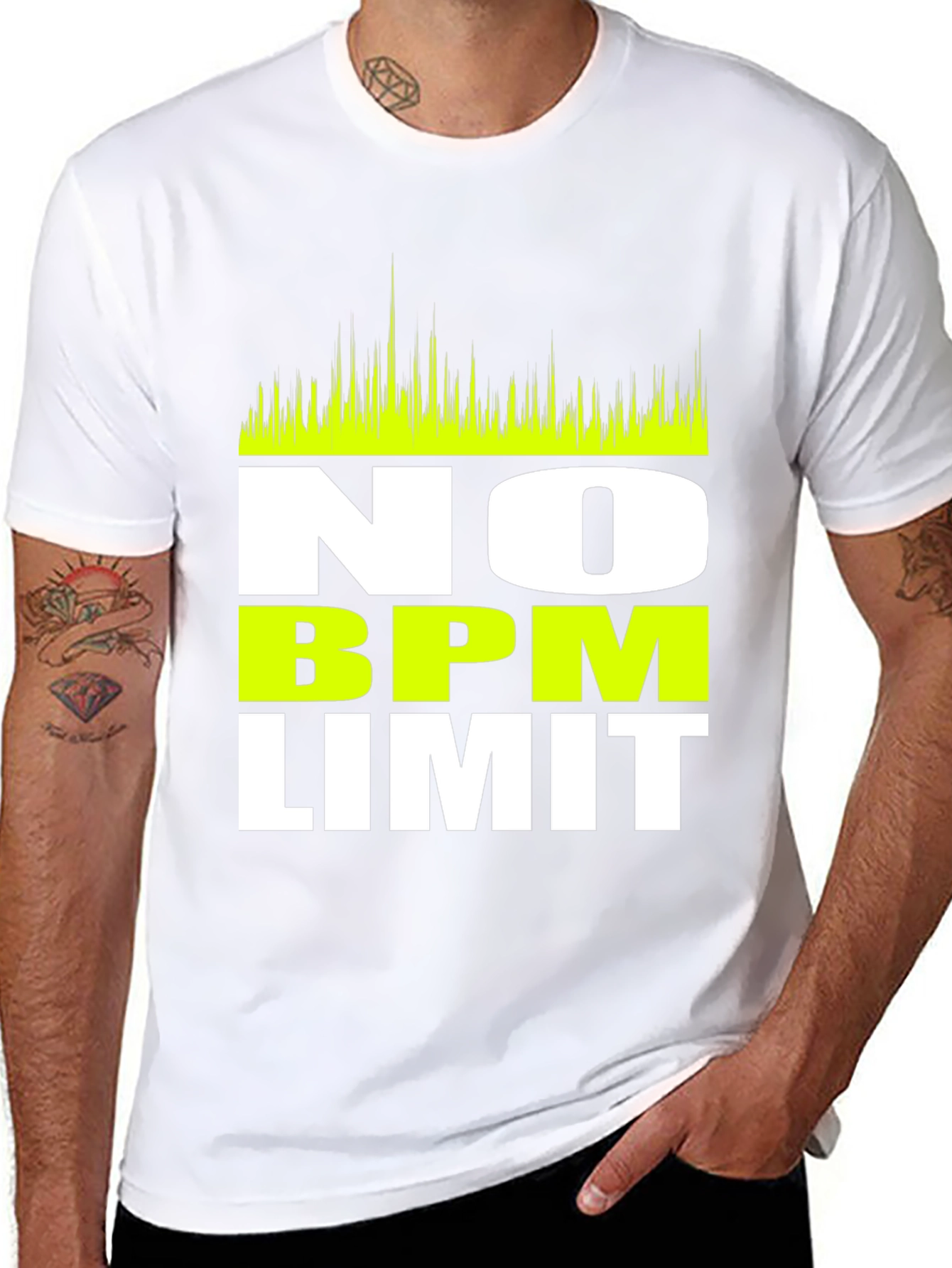 No BPM Limit Graphic Tee - EDM Music Shirt