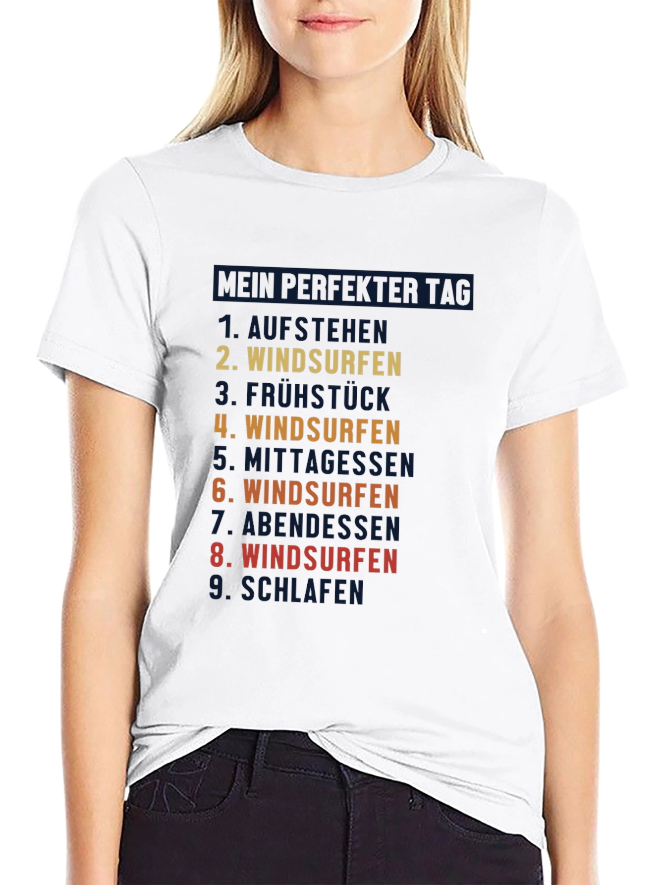 Windsurfing Day T-Shirt - Cool Surfer Graphic Tee