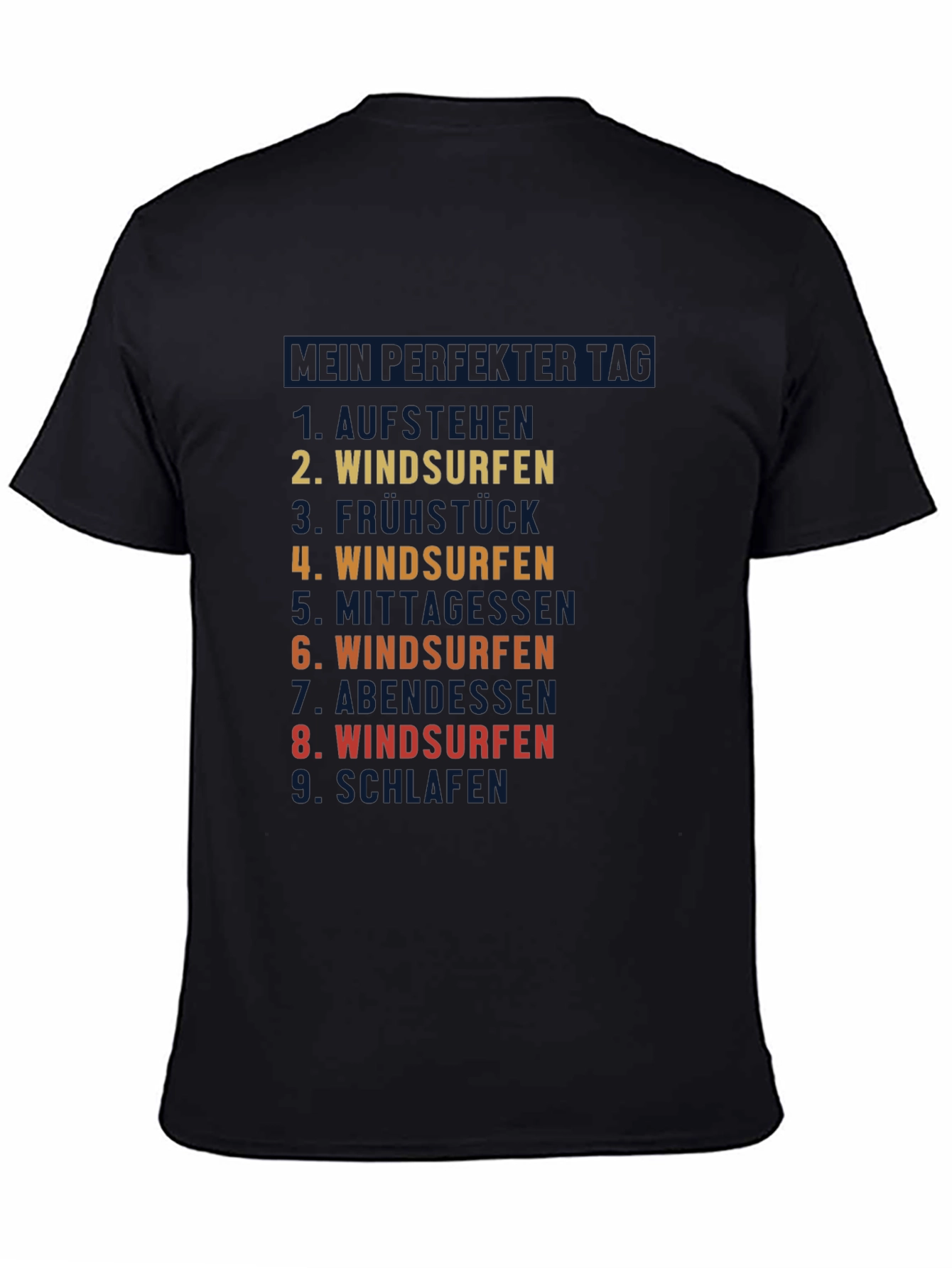 Windsurfing Day T-Shirt - Cool Surfer Graphic Tee