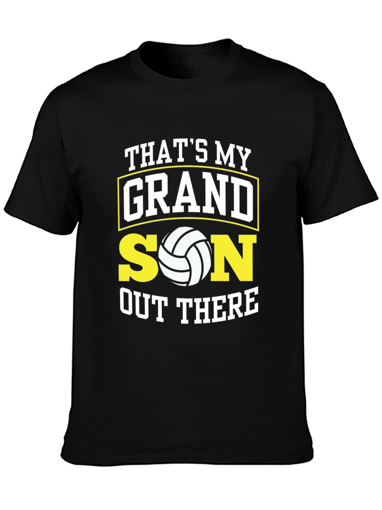 Thats My Grandson Volleyball Graphic T-Shirt