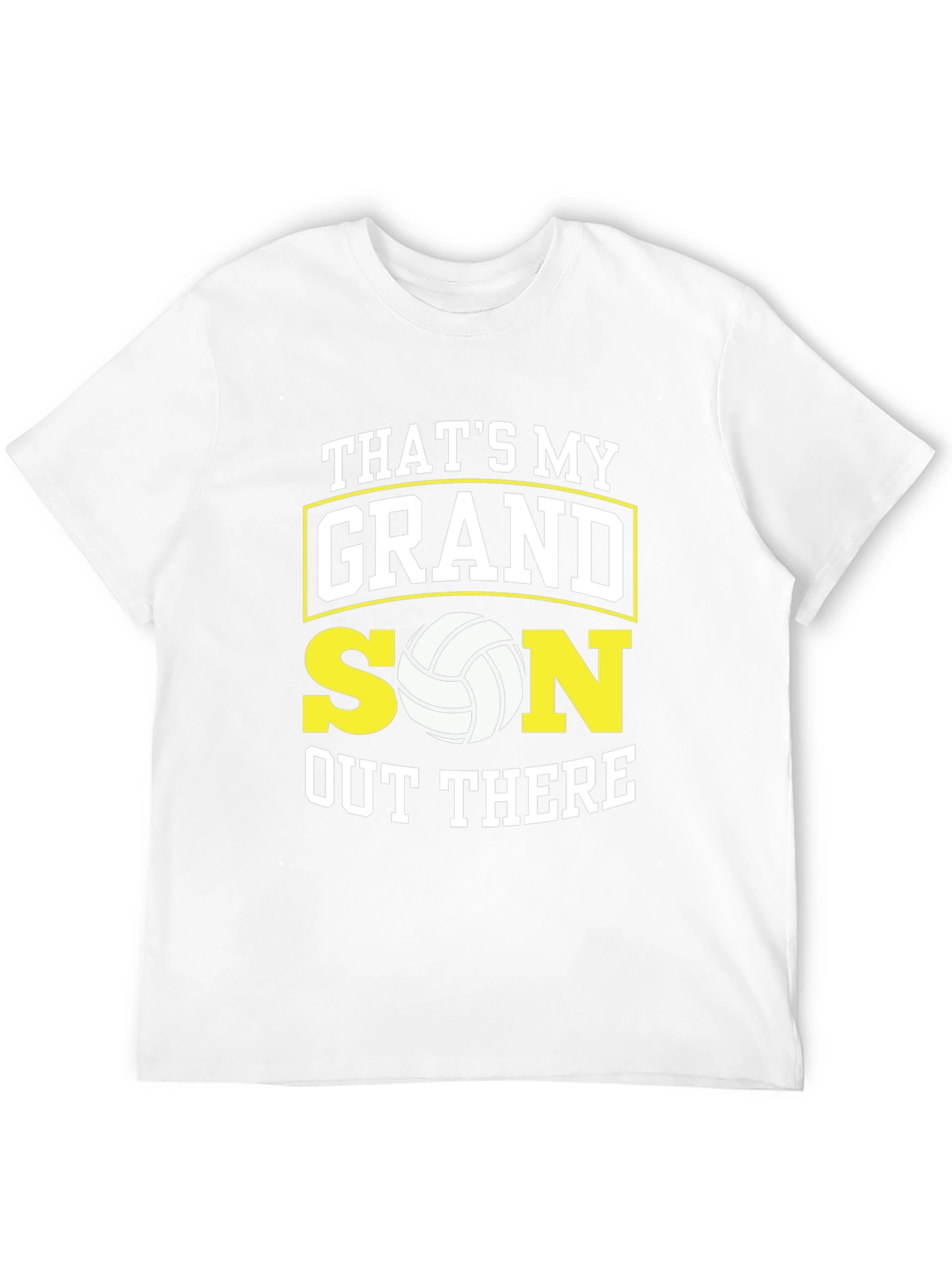 Thats My Grandson Volleyball Graphic T-Shirt
