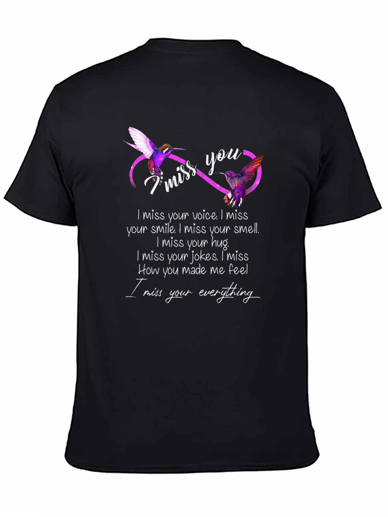 I Miss You Hummingbird Graphic T-Shirt