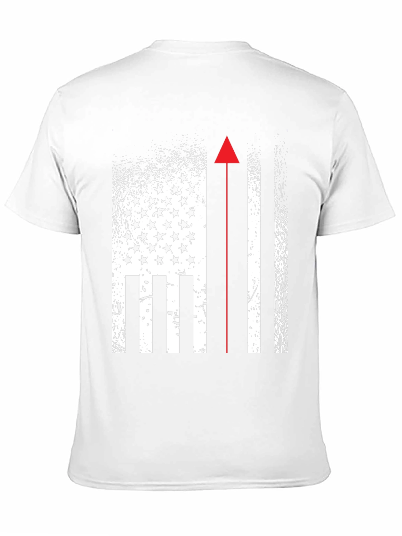 American Flag Firefighter T-Shirt Patriotic Firemen Tee