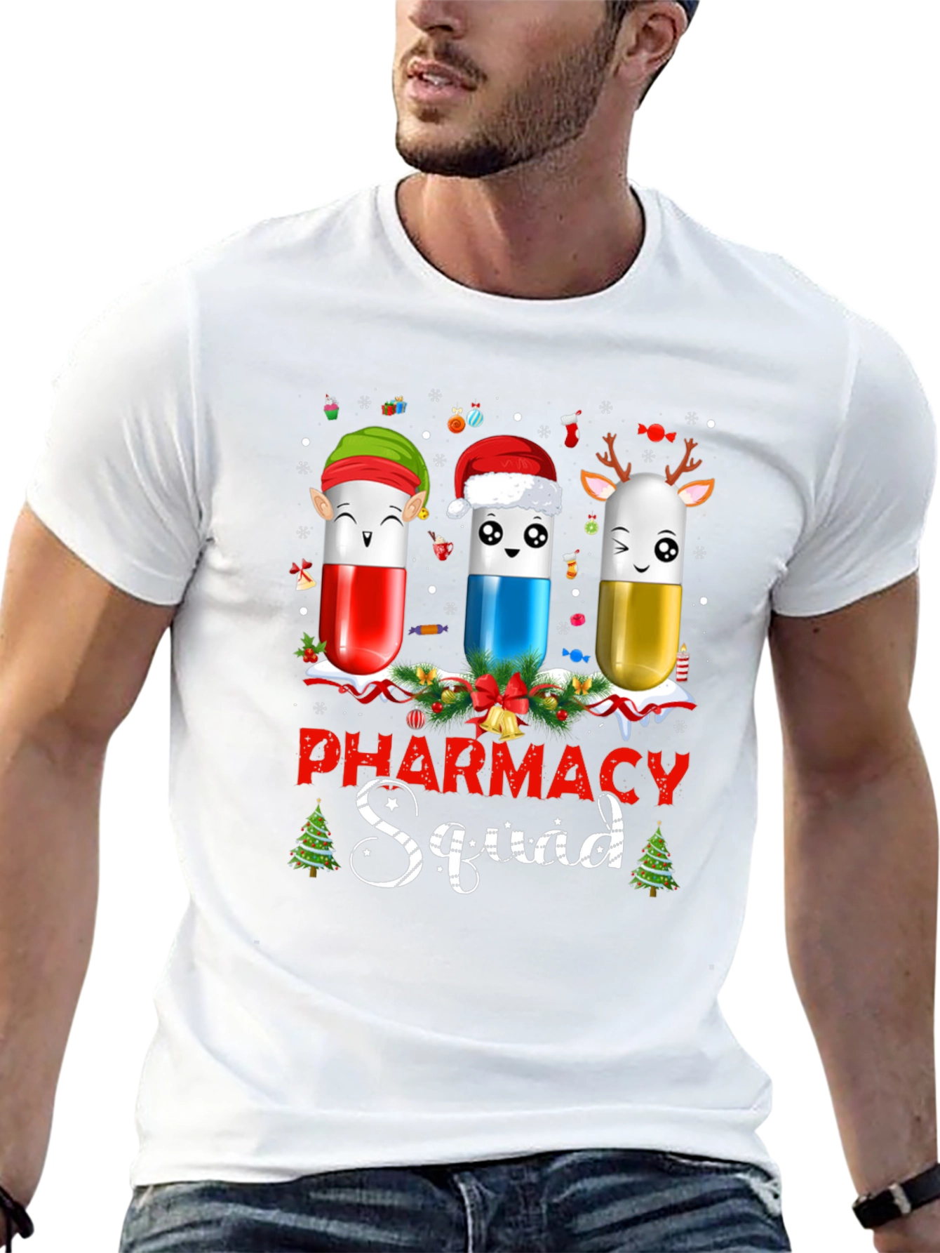 Pharmacy Squad Christmas T-Shirt