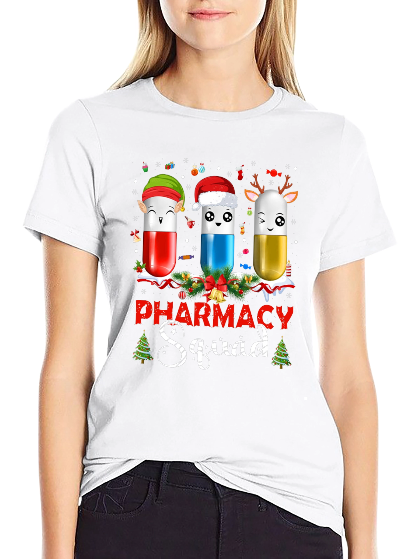 Pharmacy Squad Christmas T-Shirt