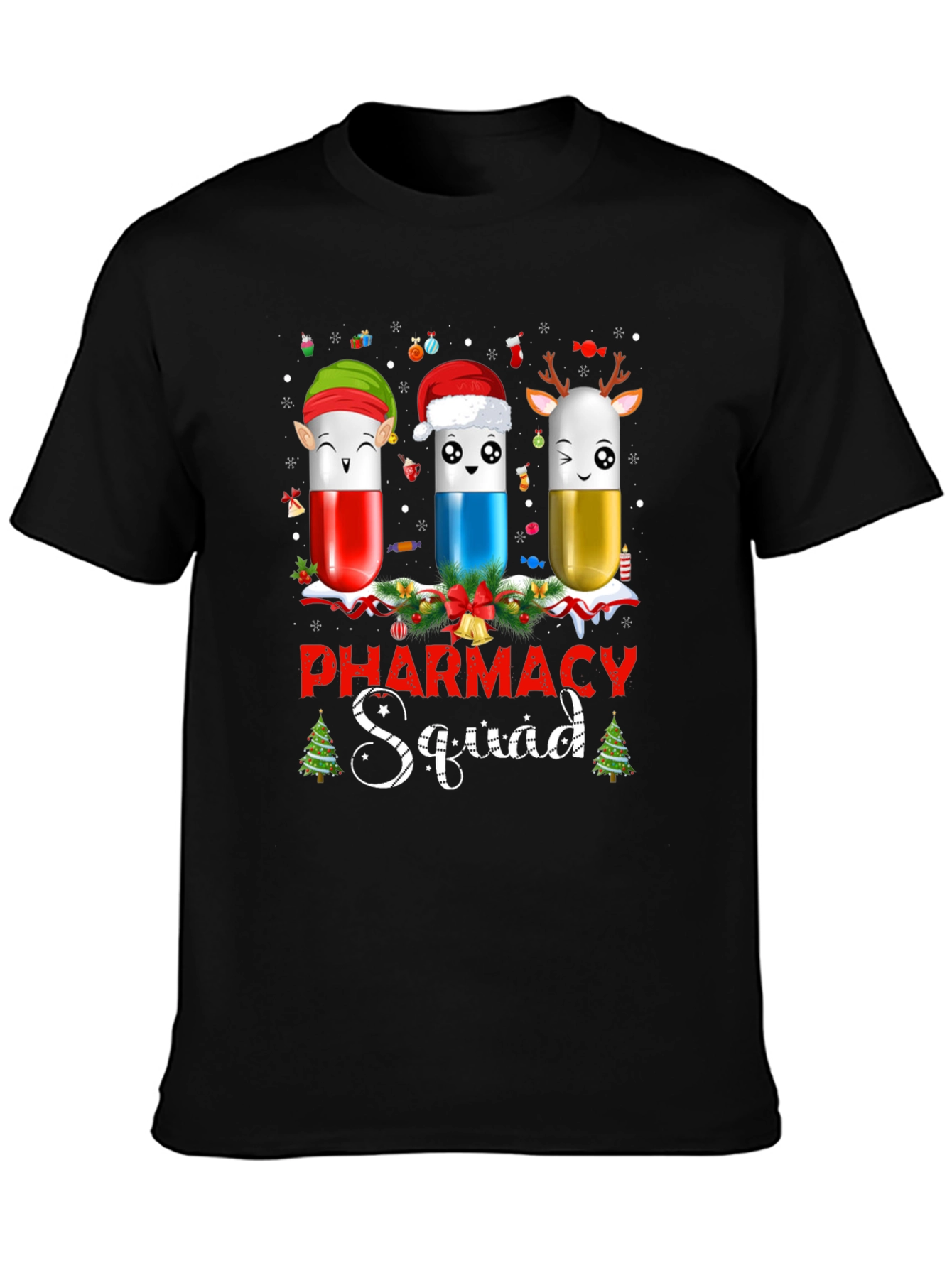 Pharmacy Squad Christmas T-Shirt