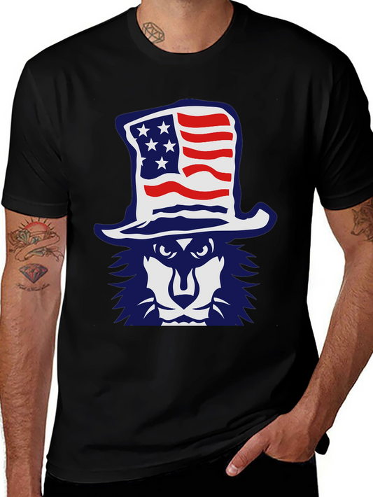 Patriotic Lion T-Shirt