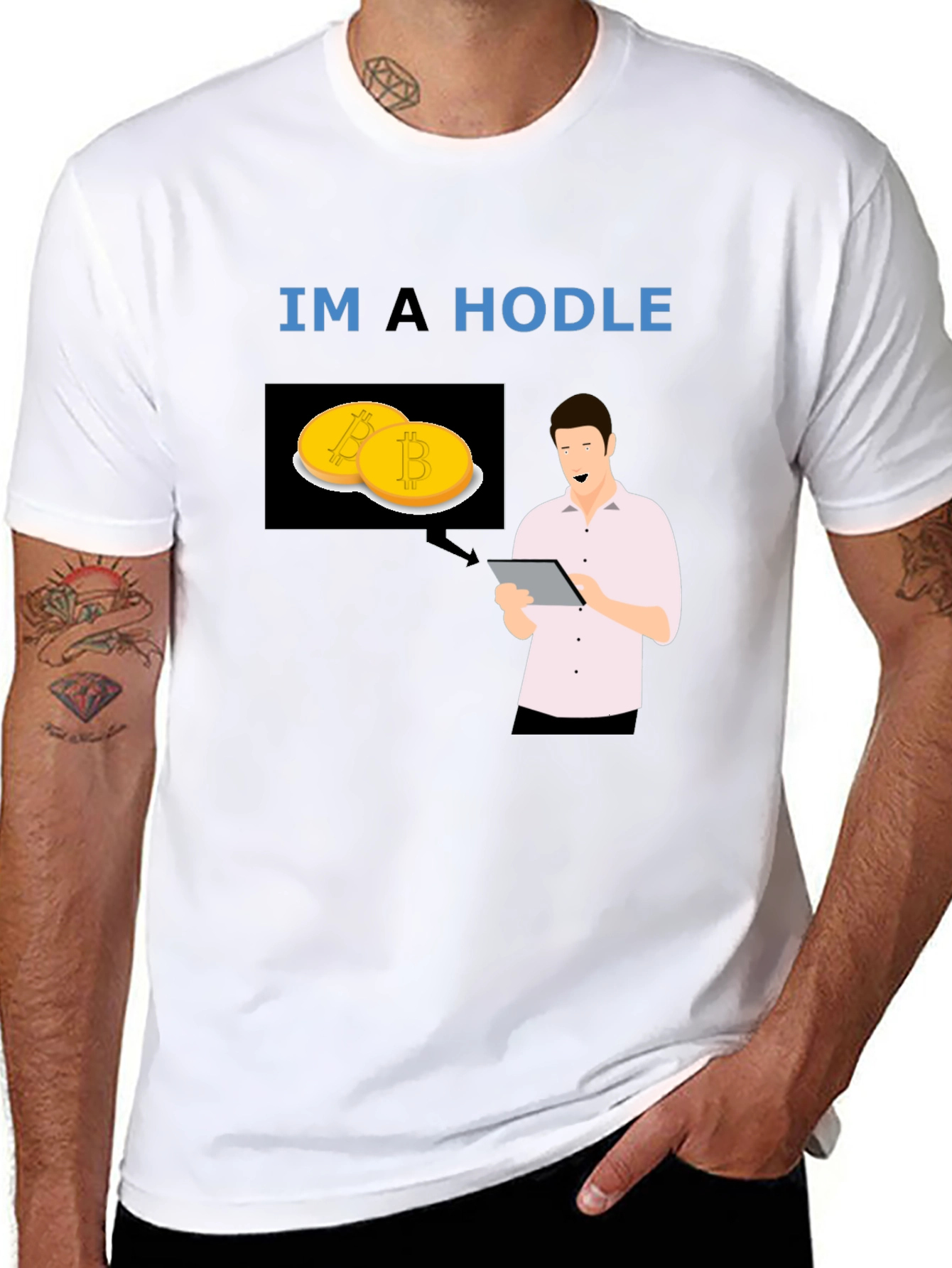 HODL Bitcoin T-Shirt - Crypto Investor Tee