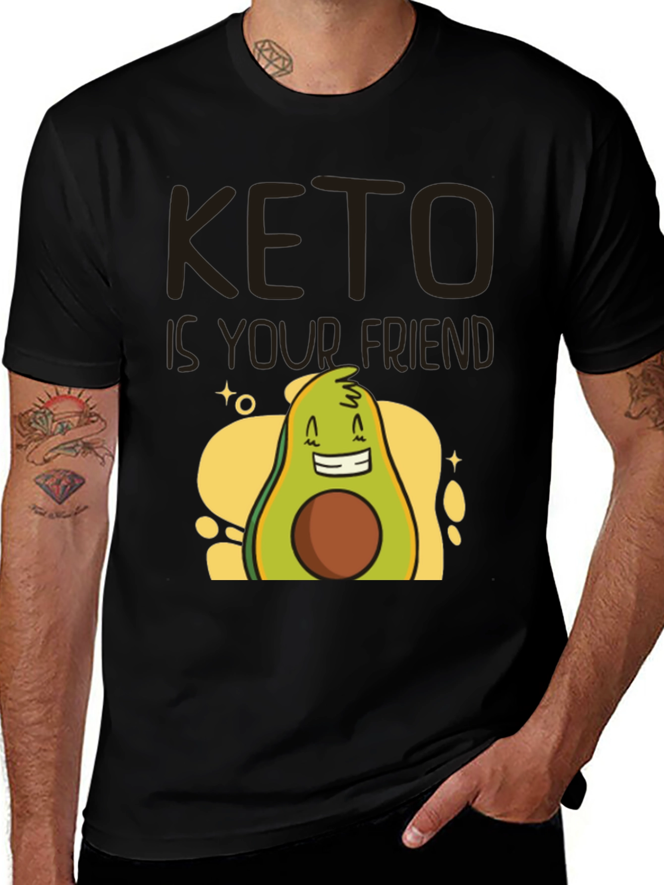 Keto Avocado T-Shirt - Unisex Graphic Tee