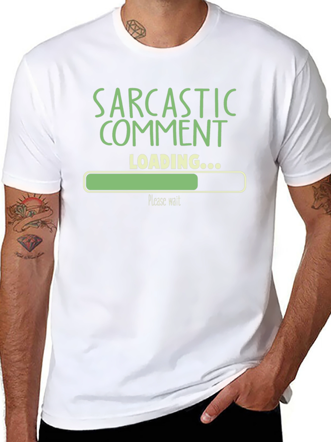 Sarcastic Comment Loading Funny Graphic T-Shirt