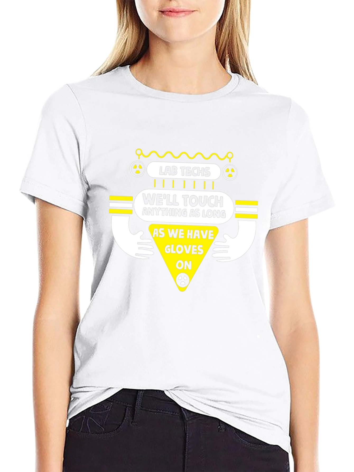 Lab Techs Glove Humor T-Shirt