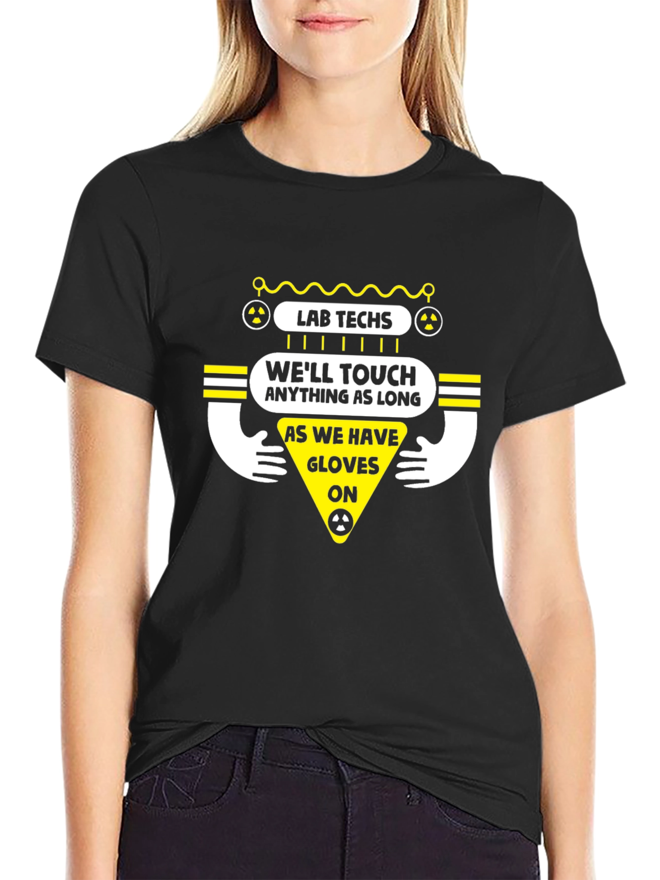 Lab Techs Glove Humor T-Shirt