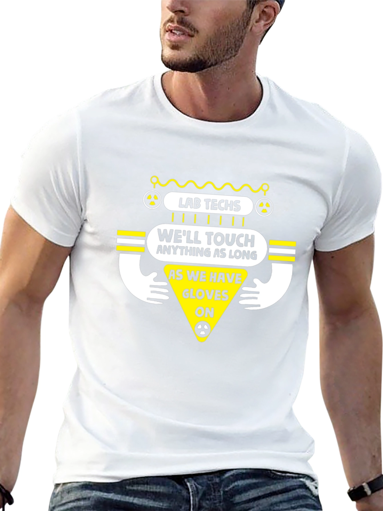 Lab Techs Glove Humor T-Shirt