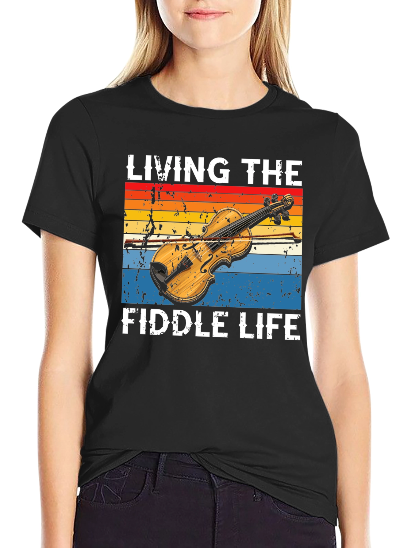 Living the Fiddle Life T-Shirt