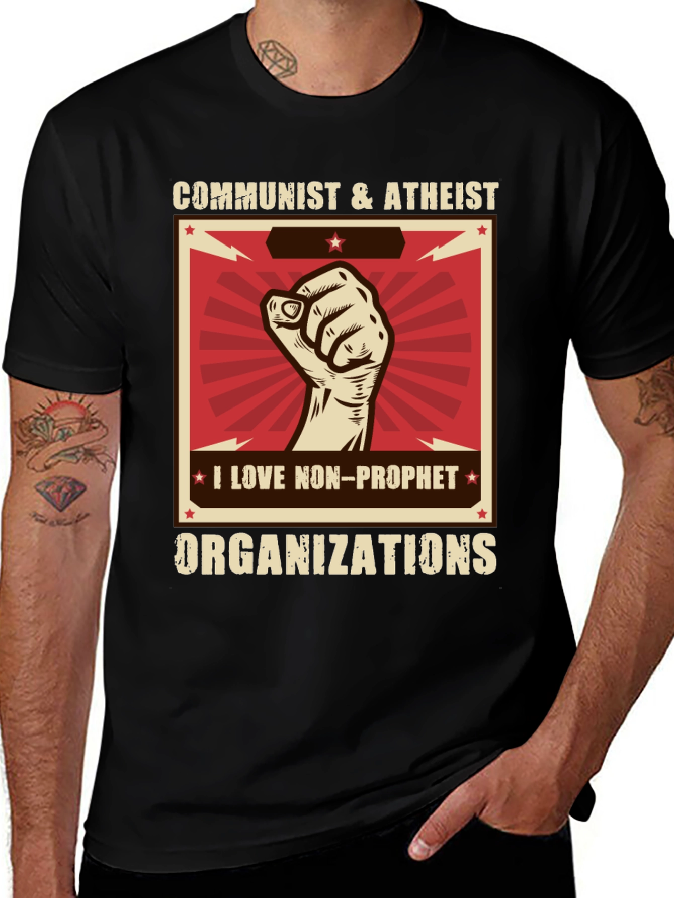 Communist & Atheist T-Shirt - Non-Profit Love!