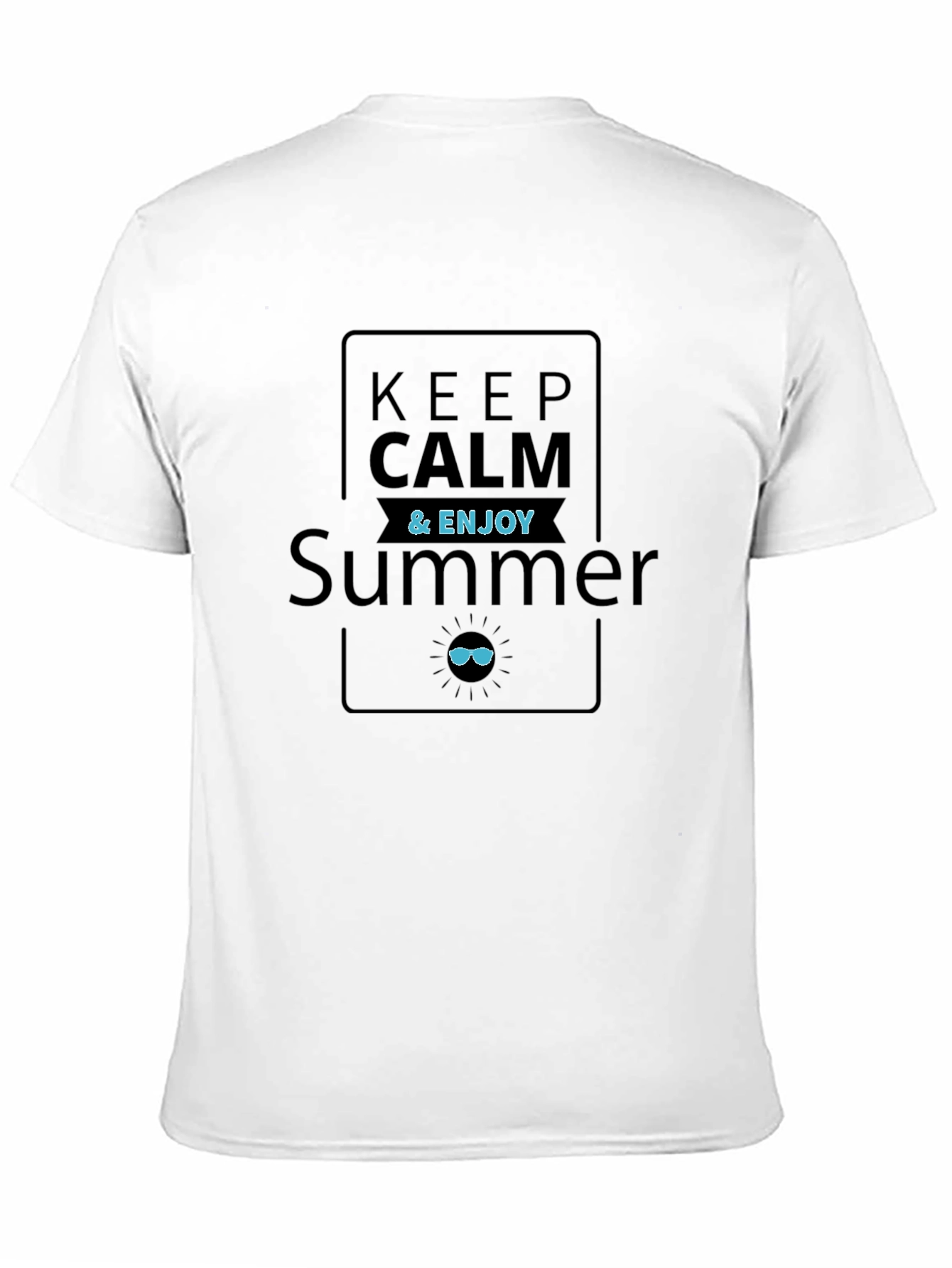 Keep Calm & Enjoy Summer Graphic T-Shirt