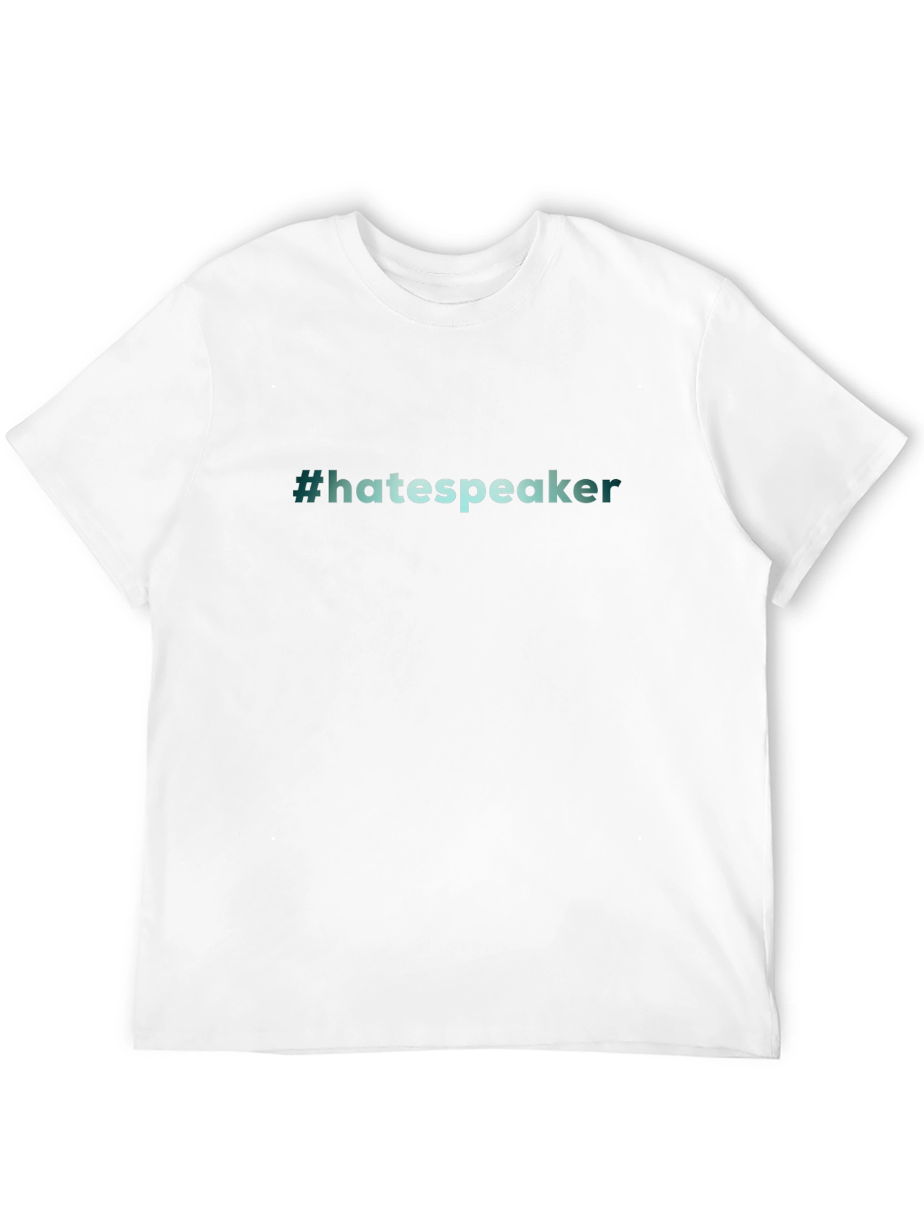 #hatespeaker Graphic Tee - Black Cotton Comfort Fit