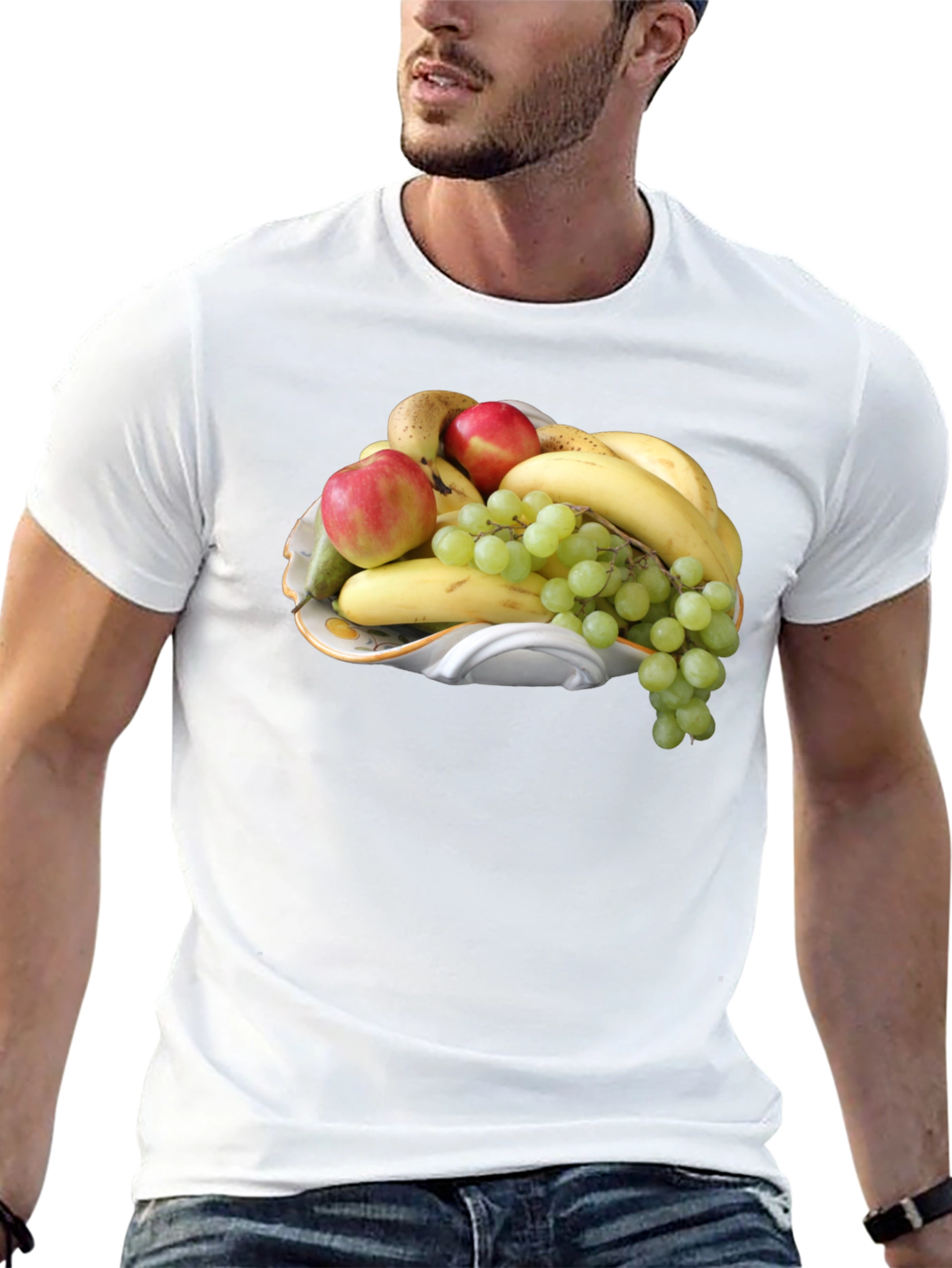 Fruit Bowl Graphic T-Shirt - Casual Wear