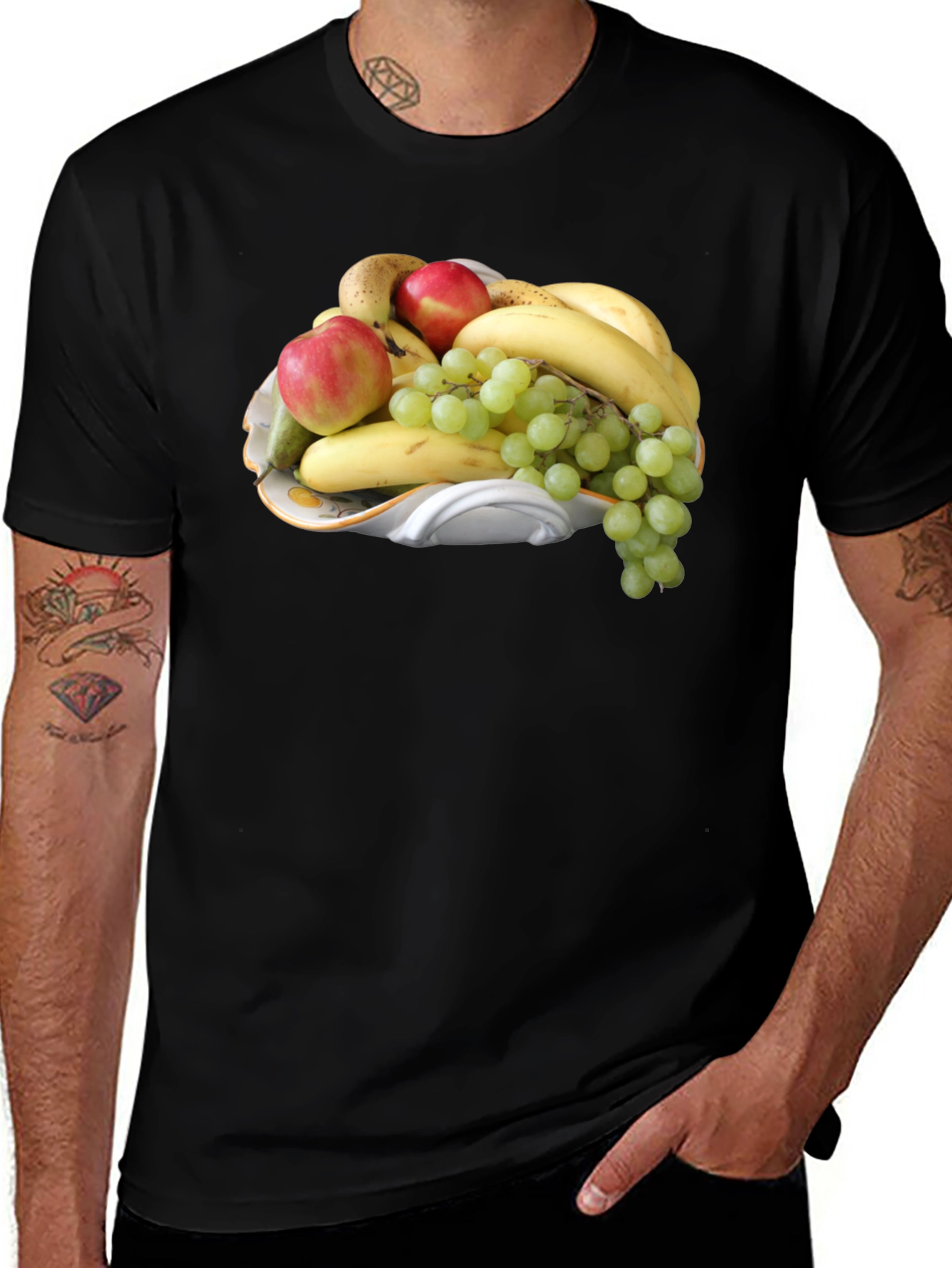 Fruit Bowl Graphic T-Shirt - Casual Wear