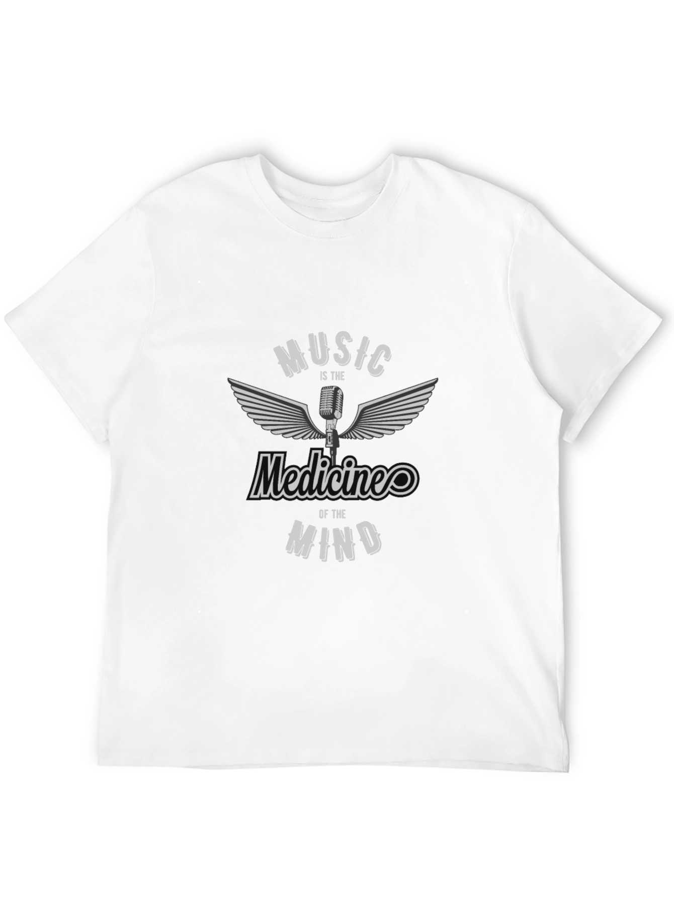 Music is the Medicine Black Graphic Tee