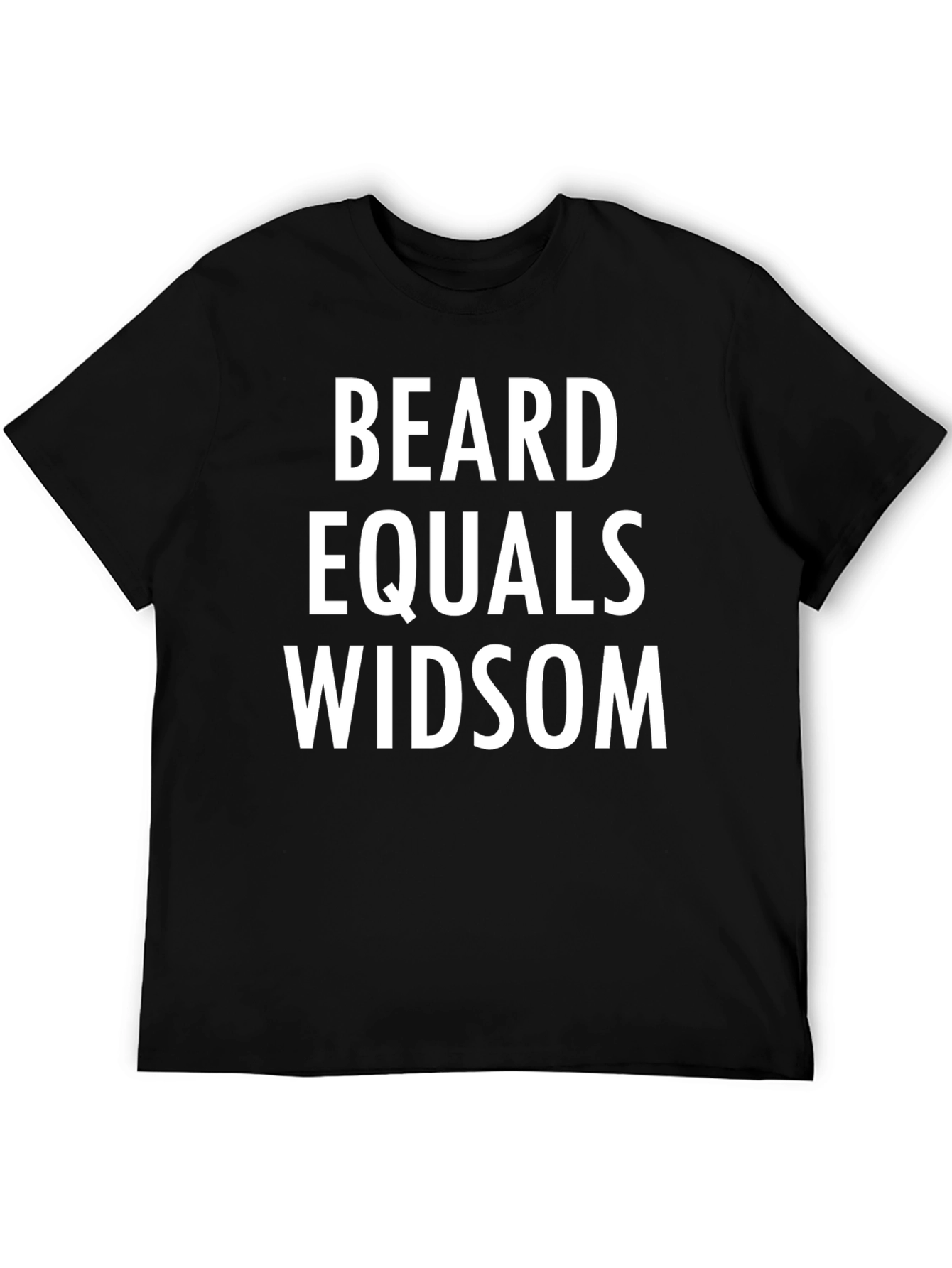 Beard Equals Wisdom Graphic Tee