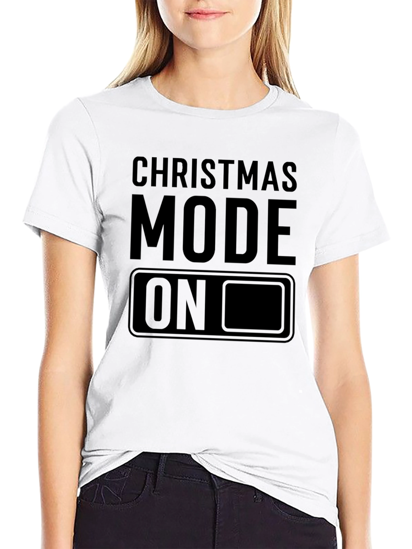 Christmas Mode ON T-Shirt - Holiday Cheer