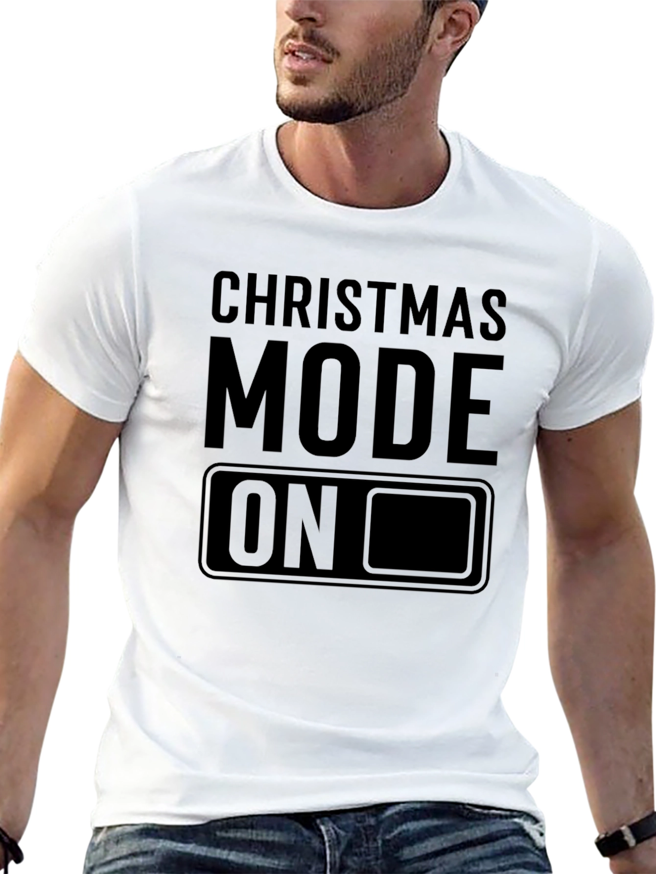 Christmas Mode ON T-Shirt - Holiday Cheer