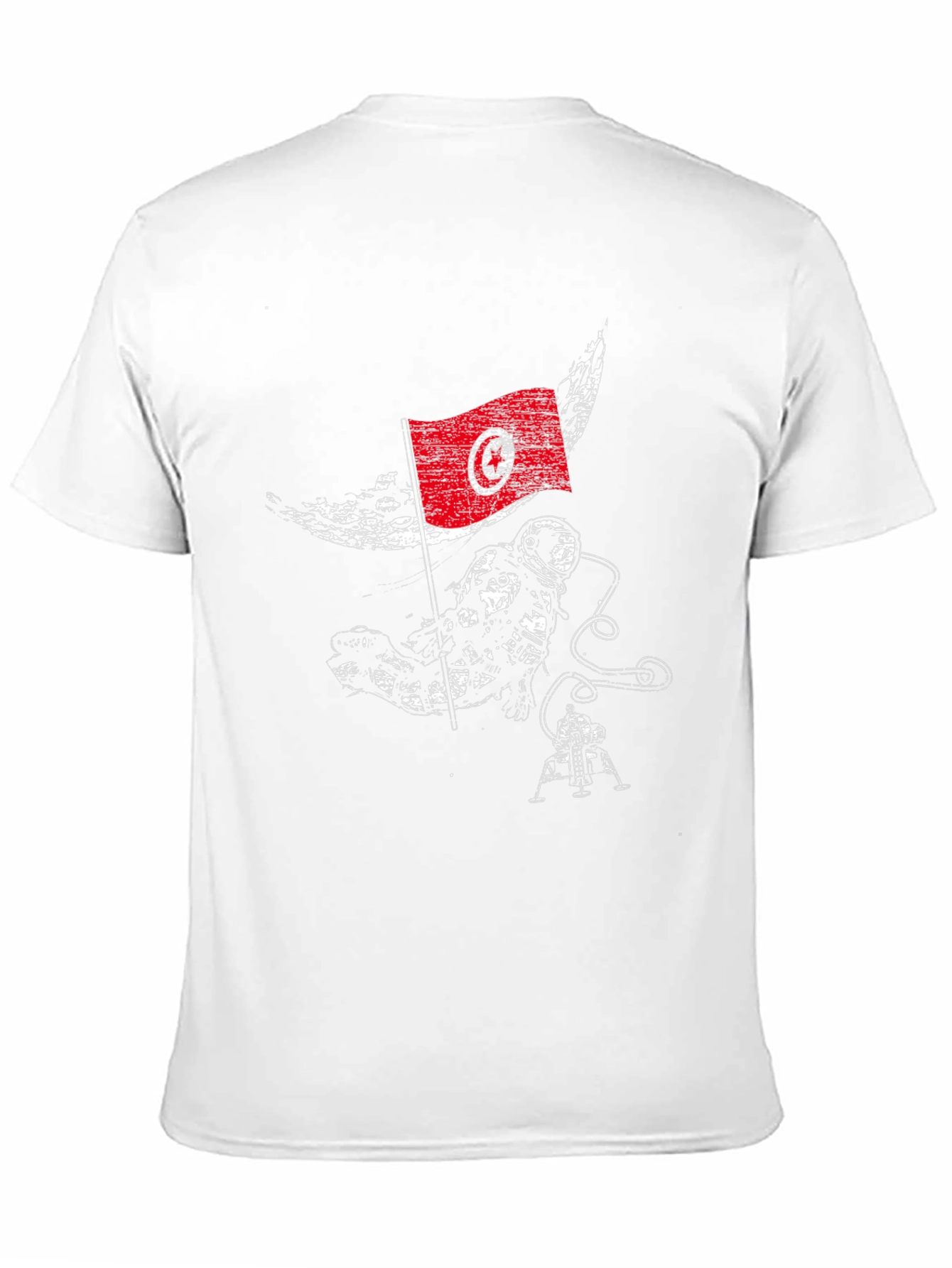 Tunisian Astronaut T-Shirt - Moon Landing Souvenir