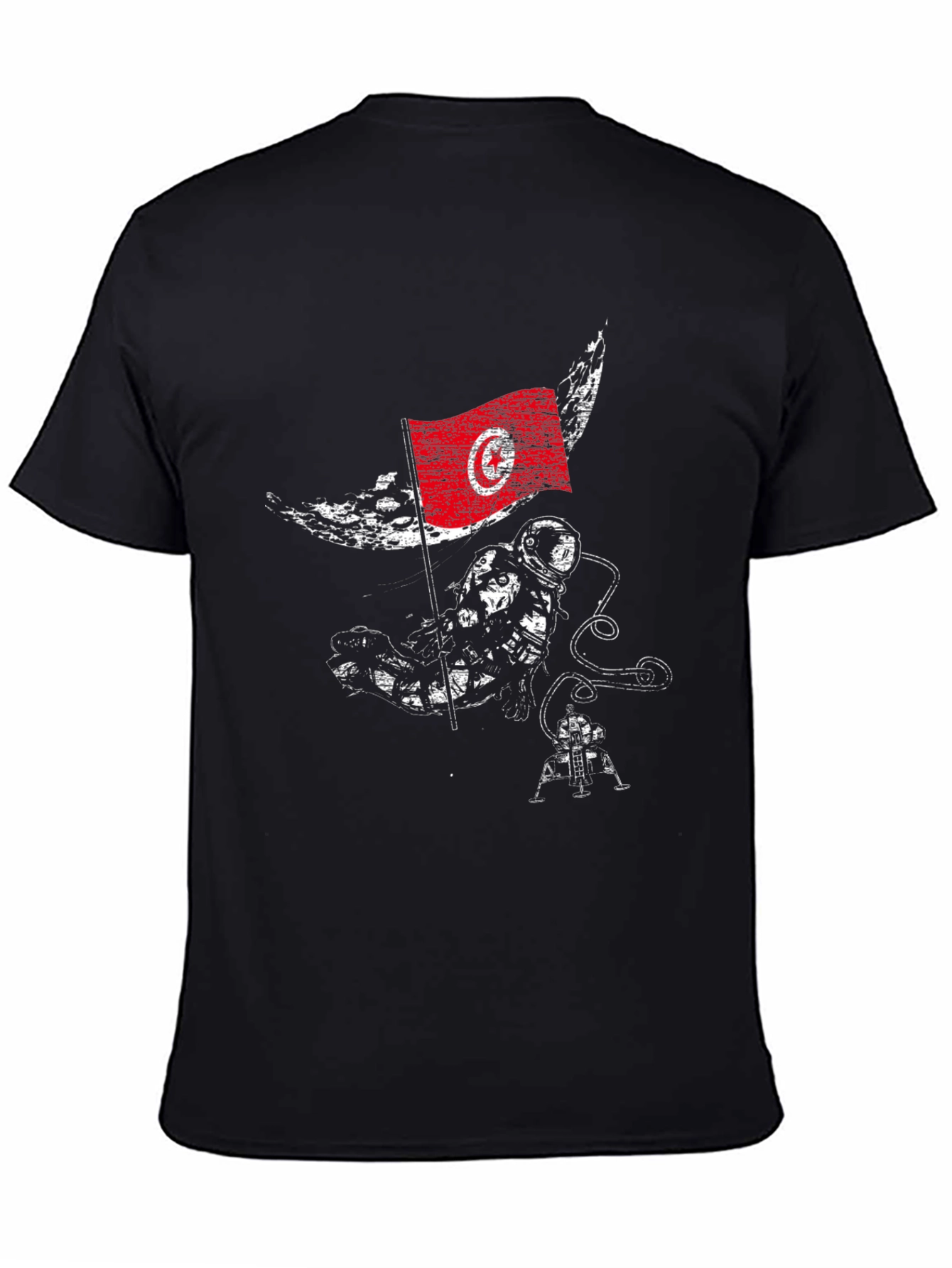 Tunisian Astronaut T-Shirt - Moon Landing Souvenir