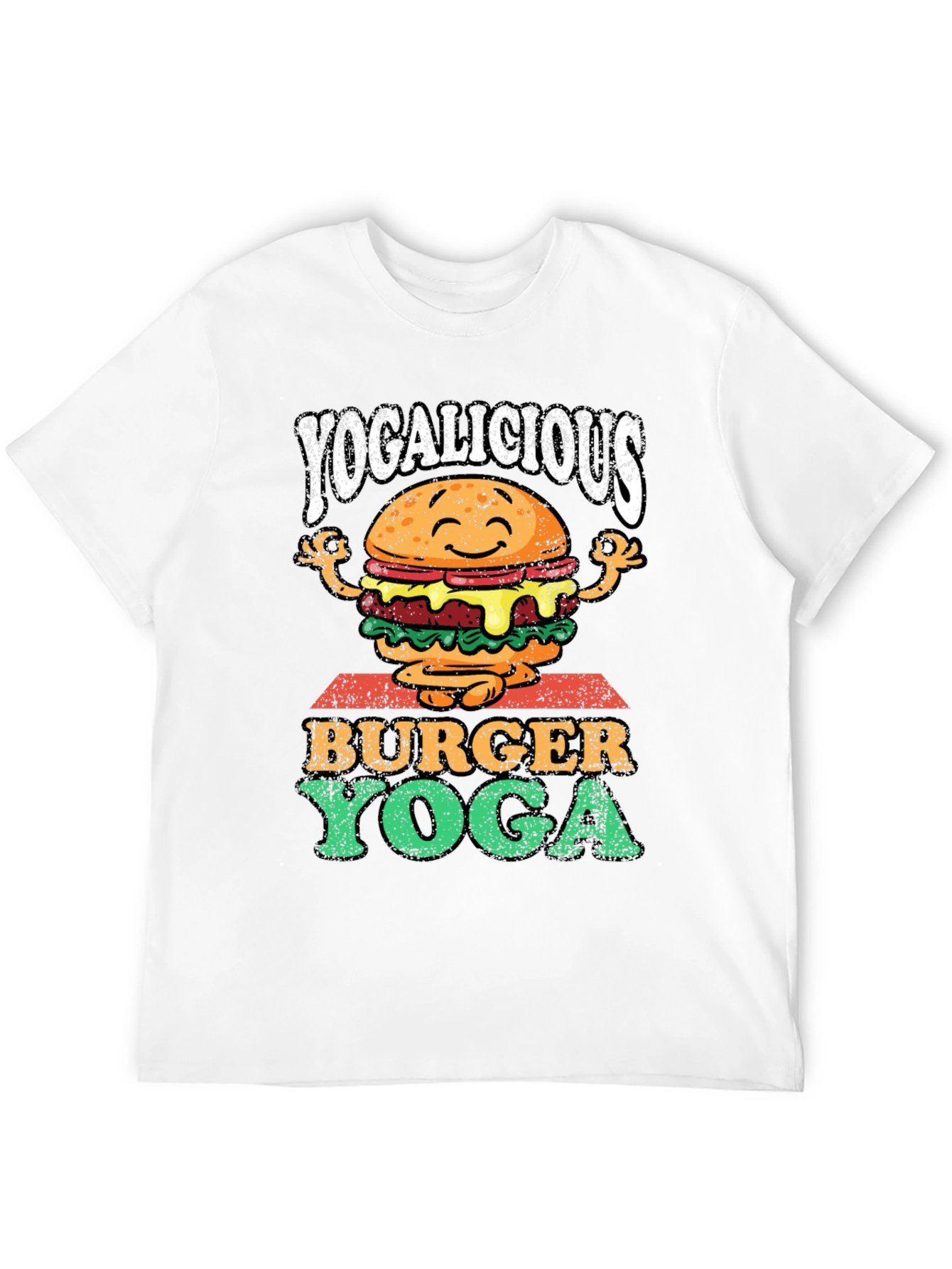 Yogalicious Burger Yoga Graphic Tee