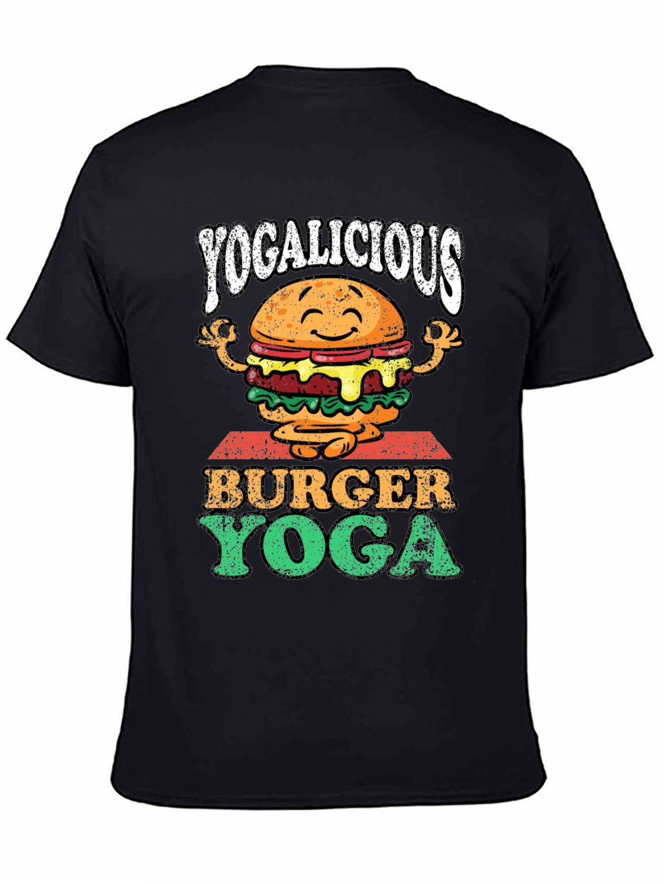 Yogalicious Burger Yoga Graphic Tee