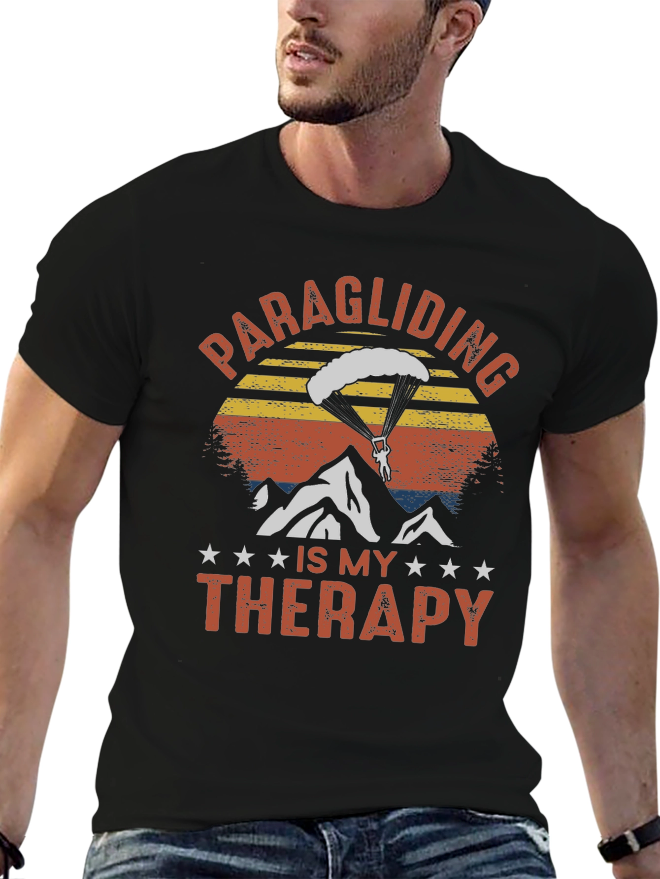 Paragliding Is My Therapy T-Shirt